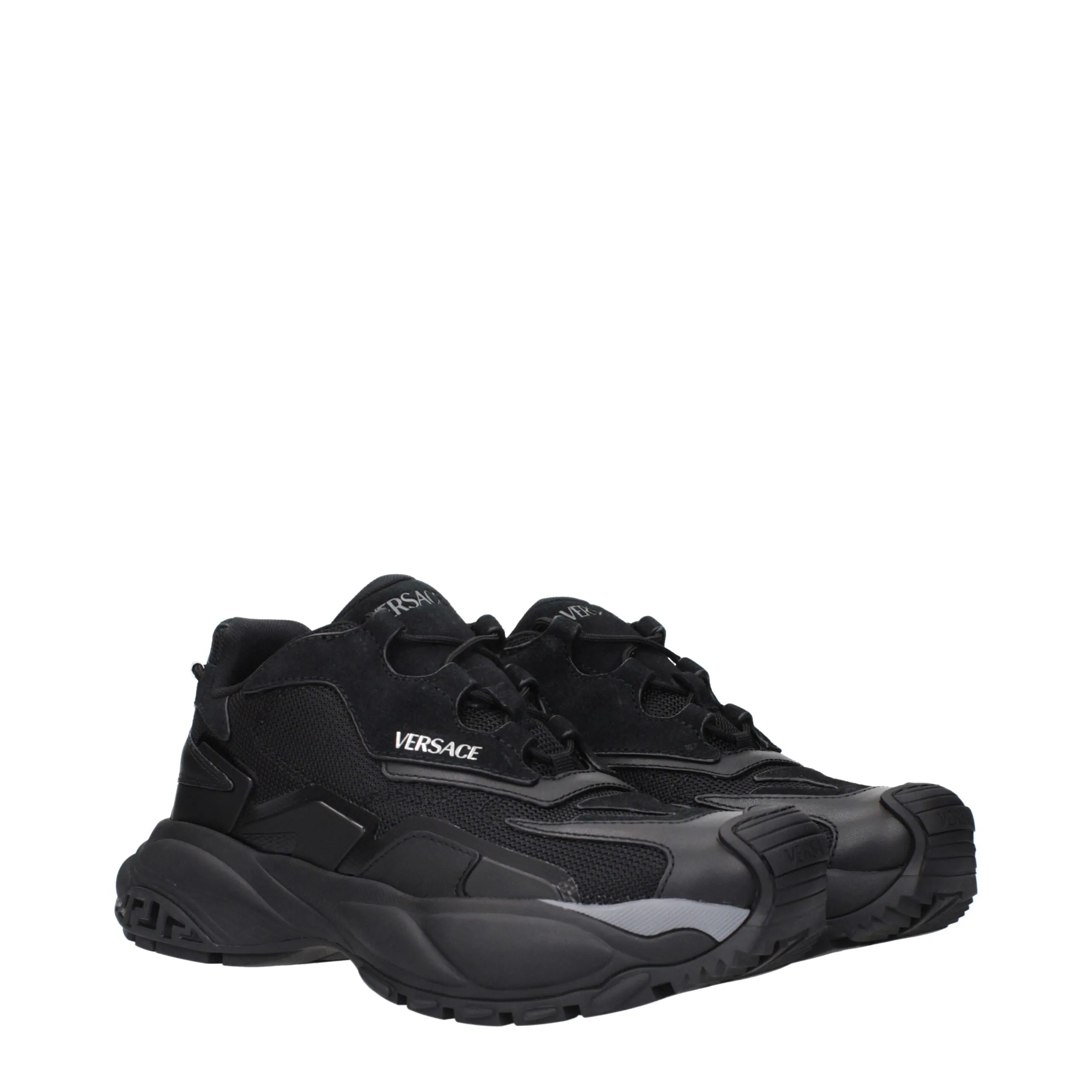 Versace Black Fabric Athletic Sneakers sold by Siebentaschen product image thumbnail 2