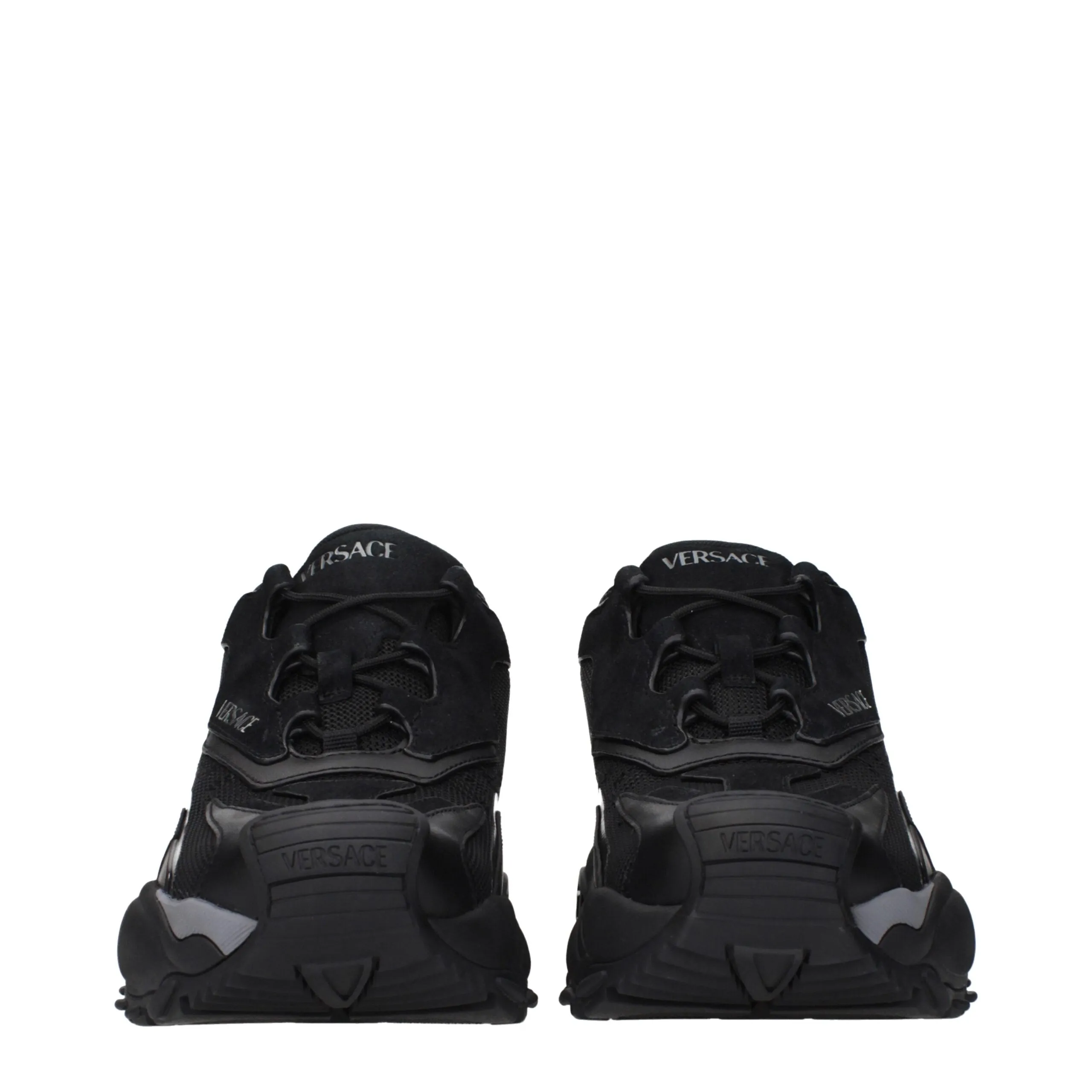 Versace Black Fabric Athletic Sneakers sold by Siebentaschen product image thumbnail 3