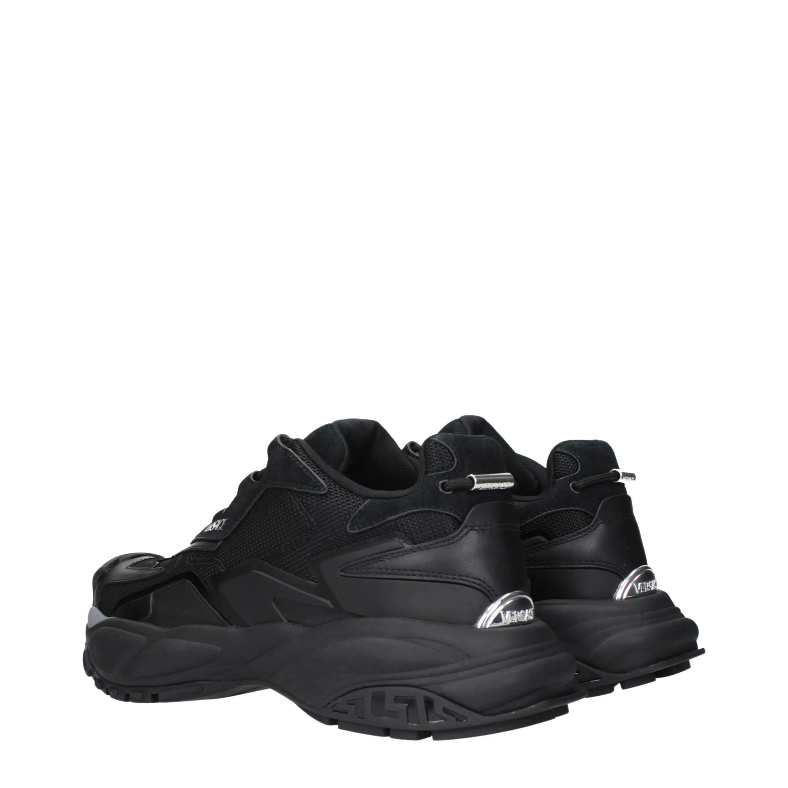Versace Black Fabric Athletic Sneakers sold by Siebentaschen product image thumbnail 4