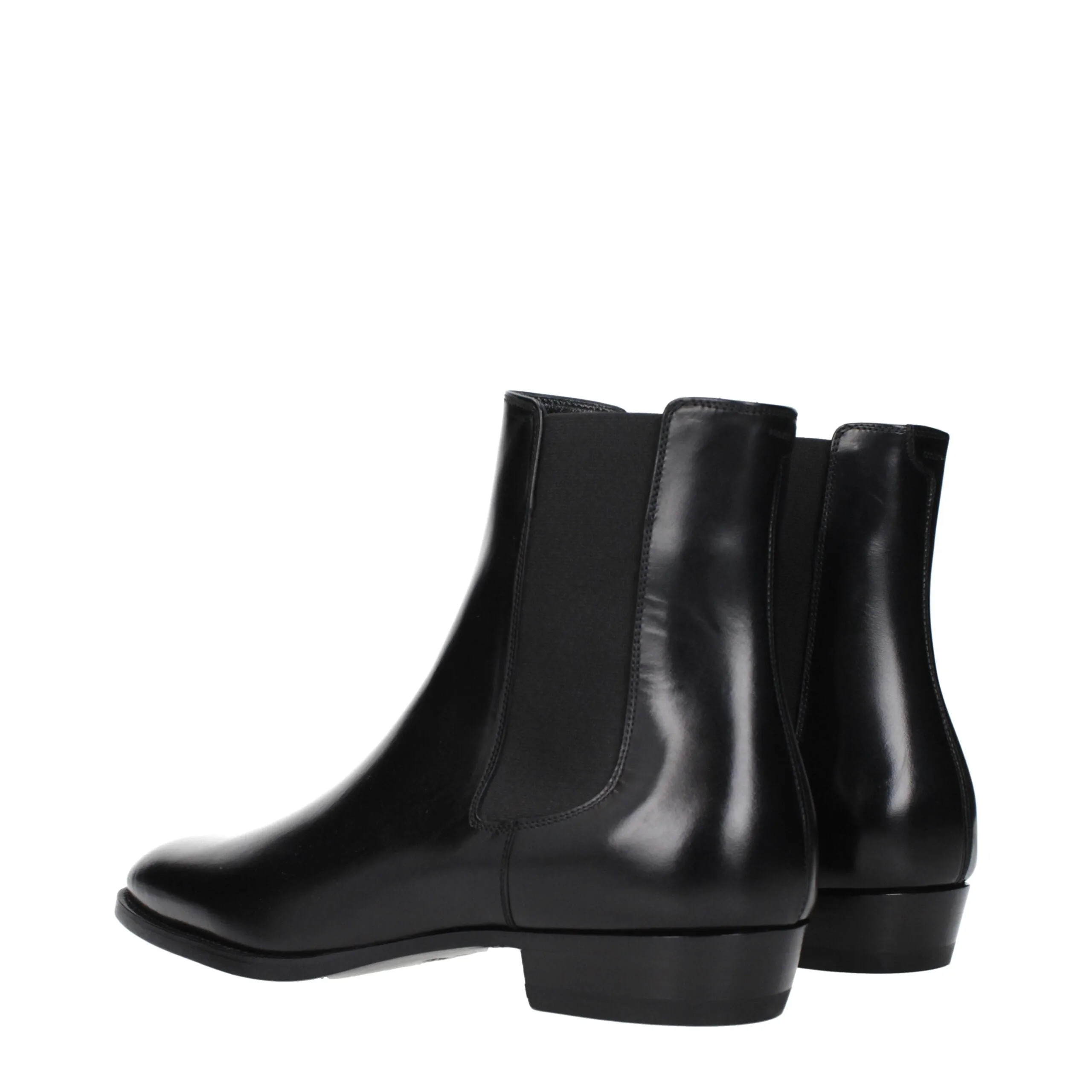 Celine Black Leather Ankle Boots sold by Siebentaschen product image thumbnail 4