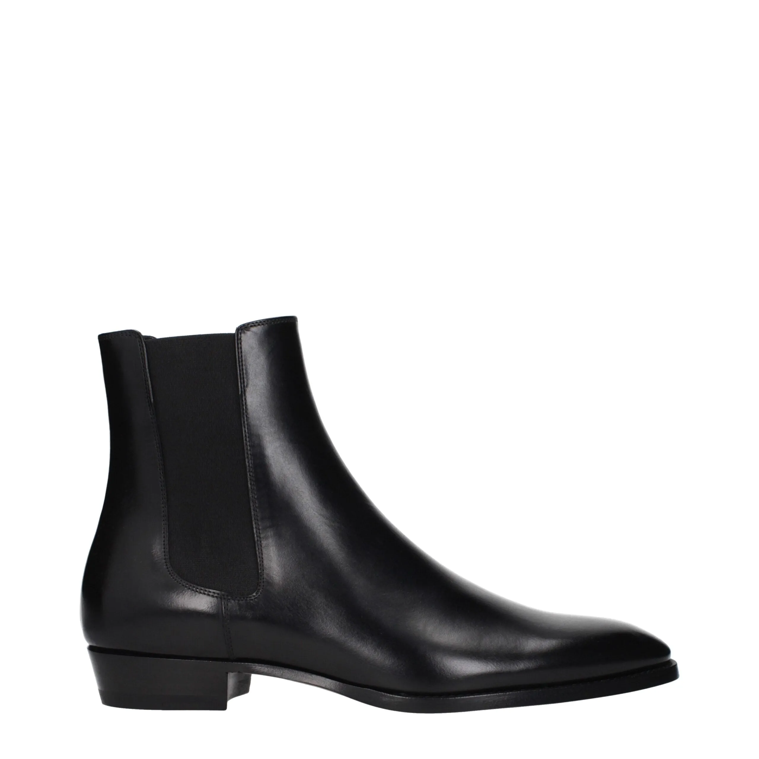 Celine Black Leather Ankle Boots sold by Siebentaschen