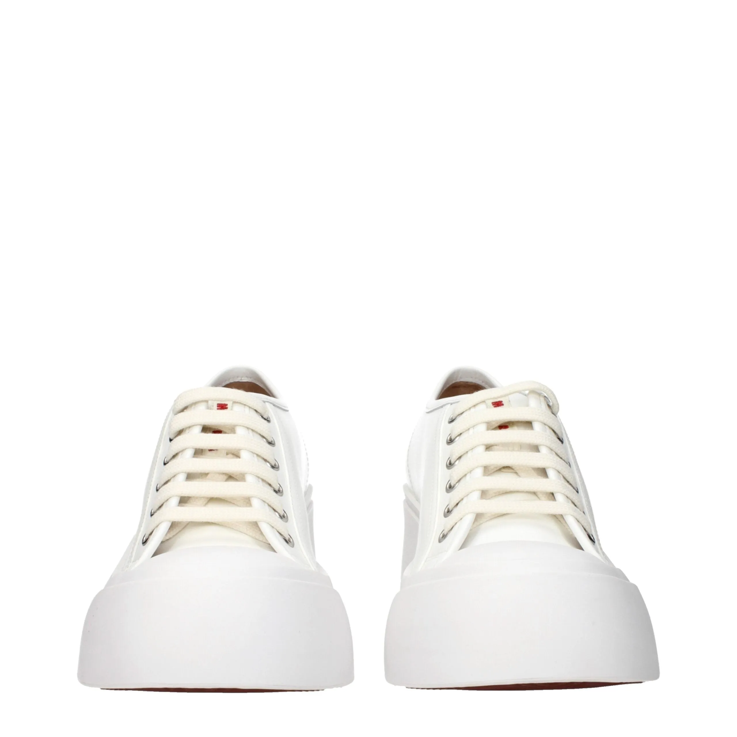 Marni White Leather Platform Sneakers sold by Siebentaschen product image thumbnail 3
