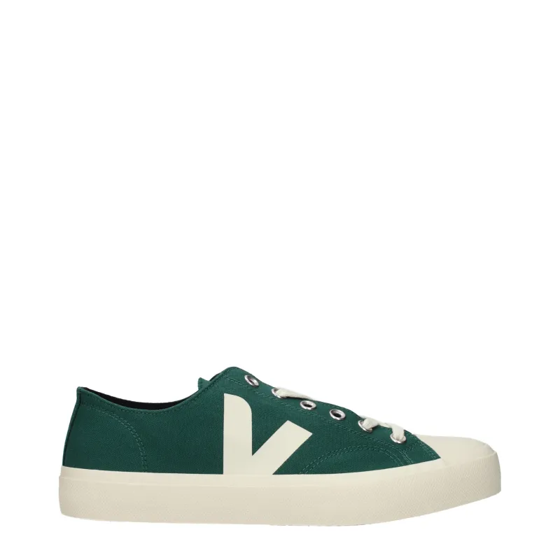 Veja Green Fabric Low Top Sneakers sold by Siebentaschen