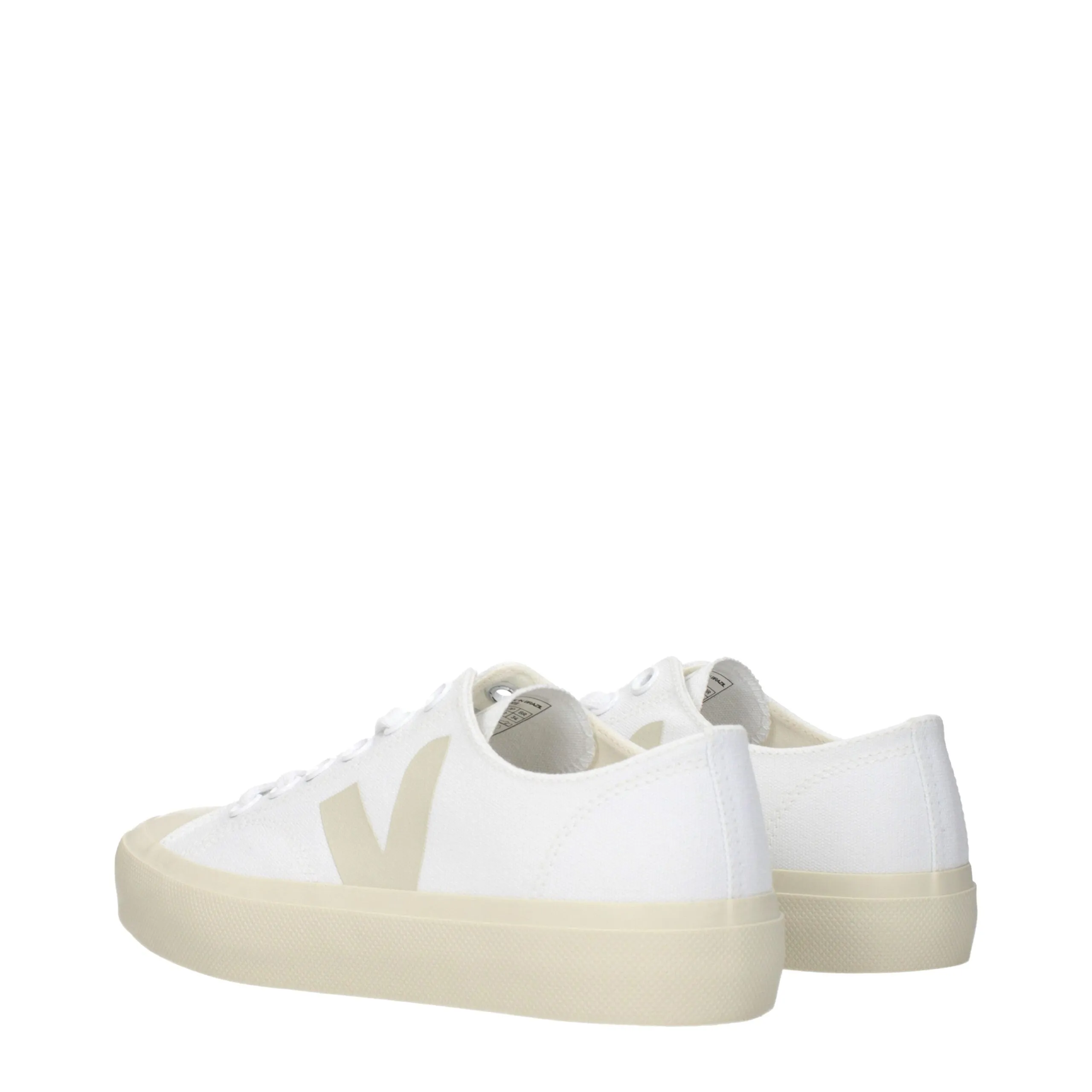Veja White Fabric Low Top Sneakers sold by Siebentaschen product image thumbnail 4