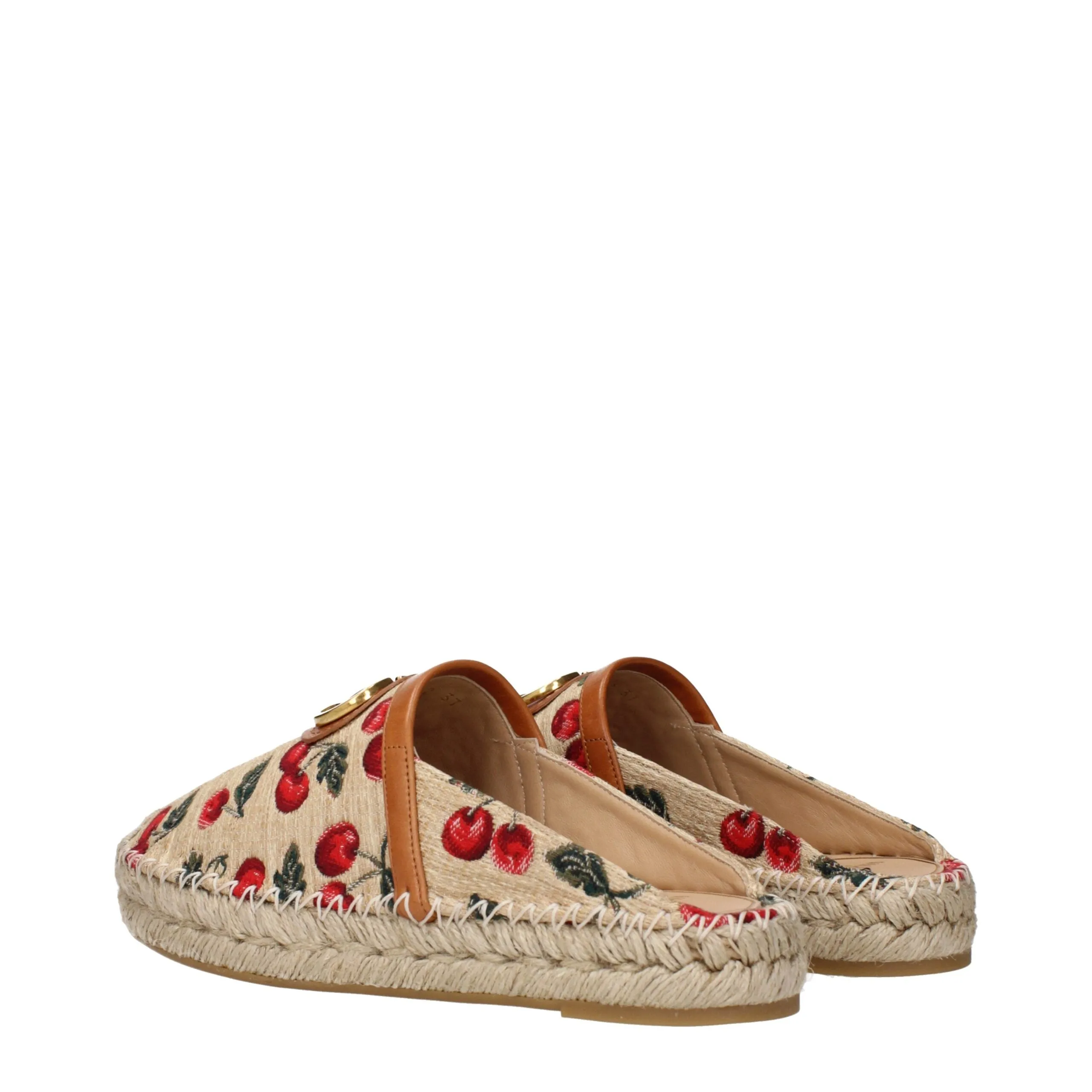 Valentino Garavani Beige Raffia Slippers sold by Siebentaschen product image thumbnail 4