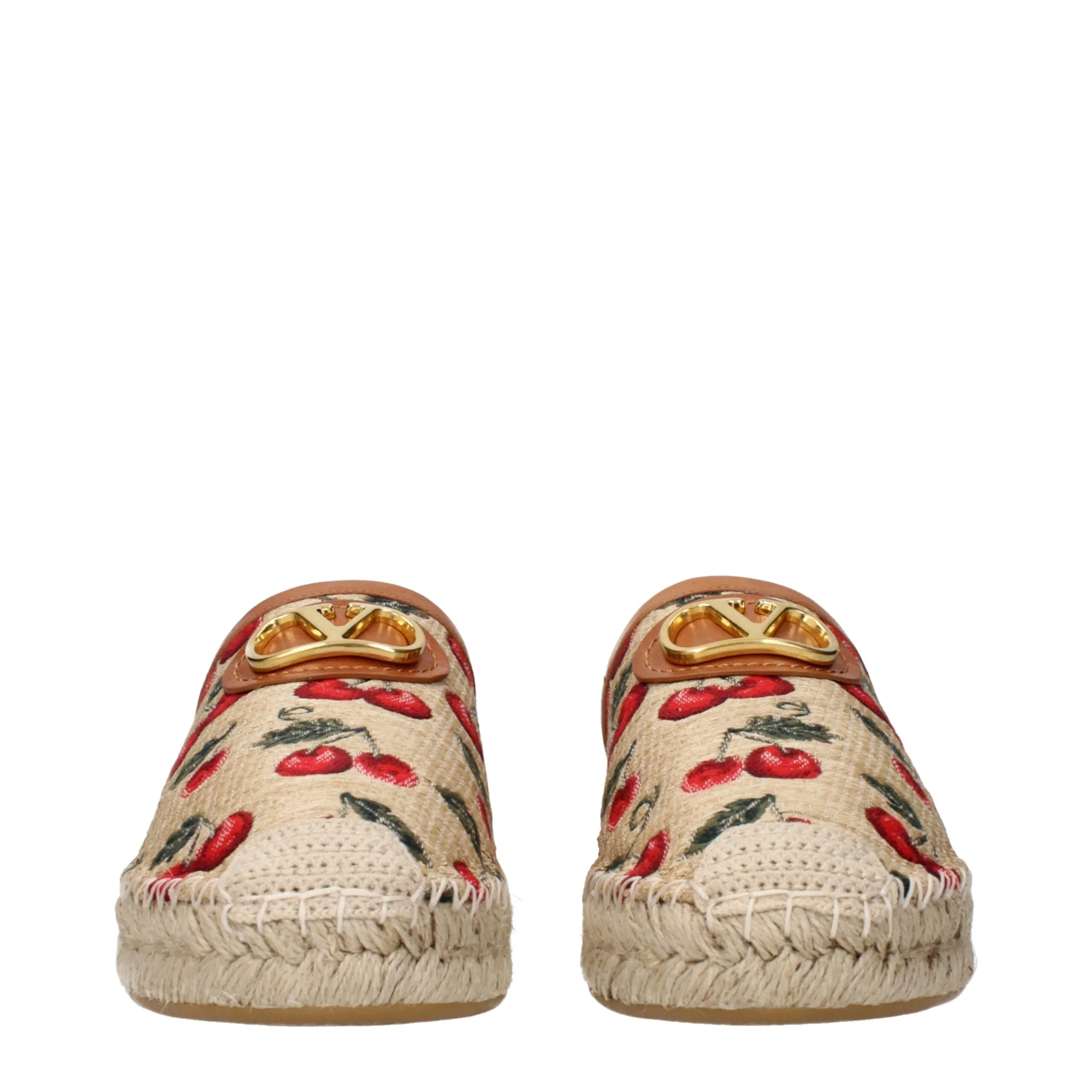 Valentino Garavani Beige Raffia Slippers sold by Siebentaschen product image thumbnail 3
