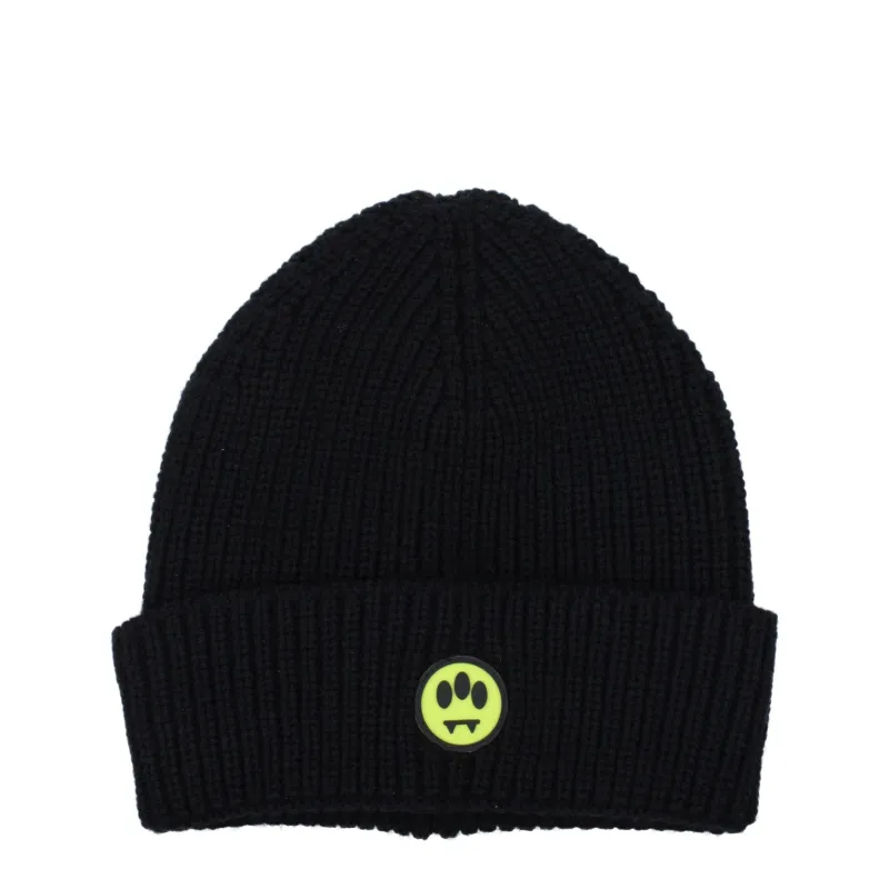 Barrow Black Wool Beanie sold by Siebentaschen