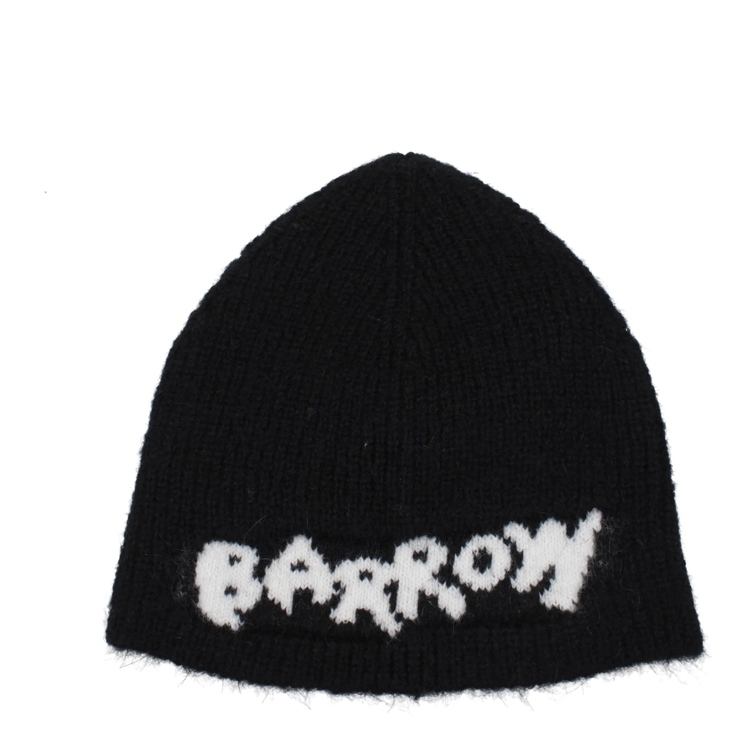 Barrow Black Marabou Beanie sold by Siebentaschen