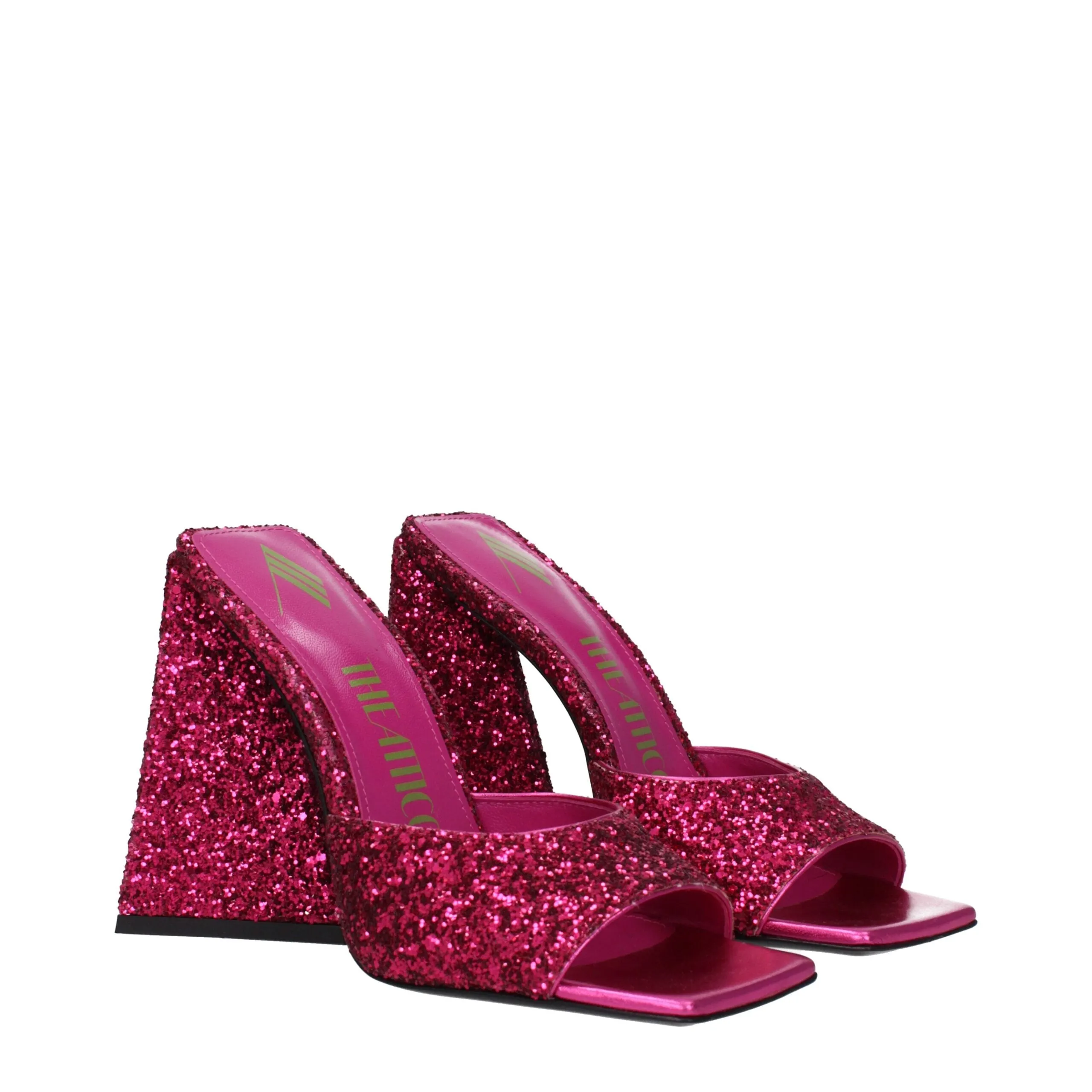 The Attico Pink Plastic Platform Sandals sold by Siebentaschen product image thumbnail 2