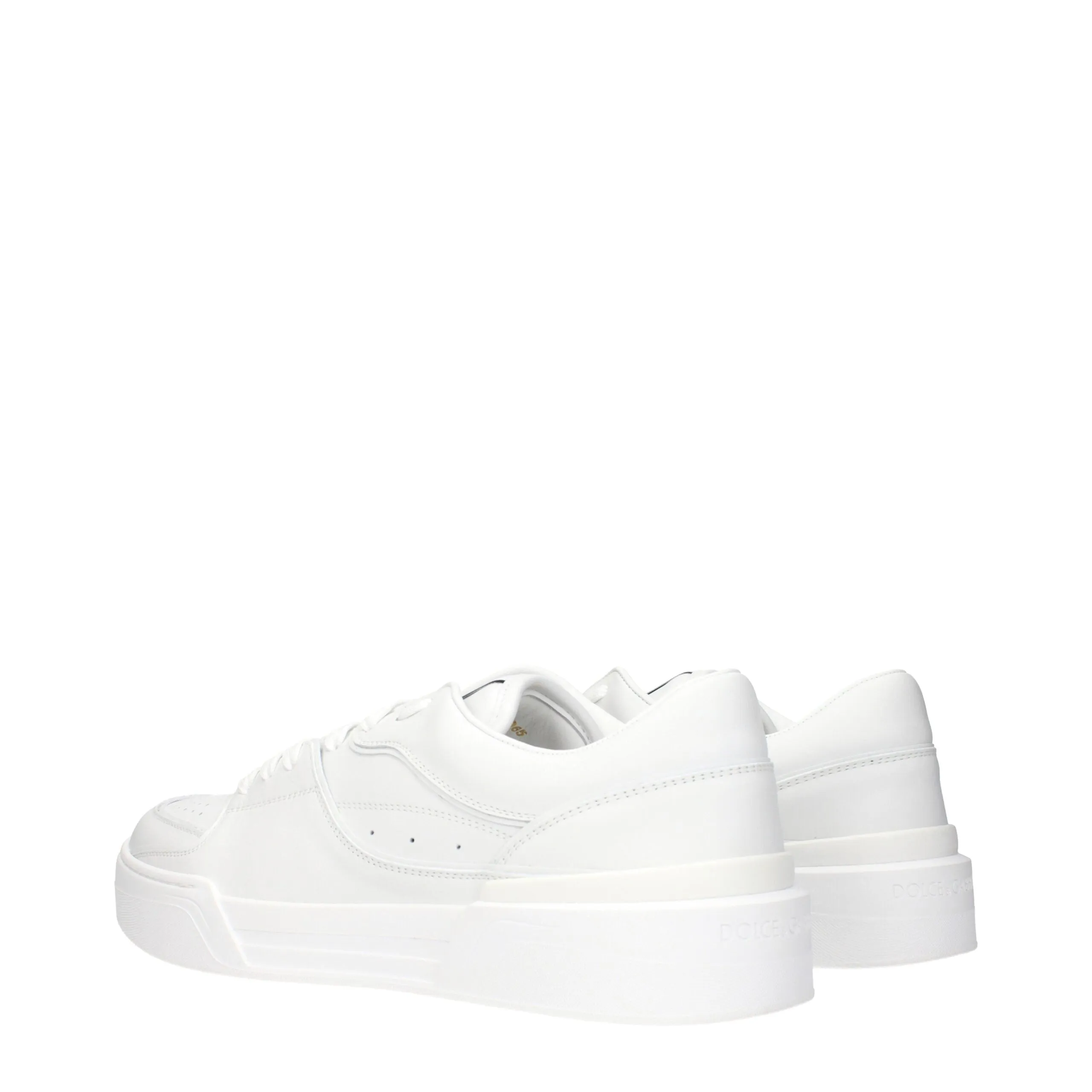 Dolce & Gabbana White Leather Low Top Sneakers sold by Siebentaschen product image thumbnail 4