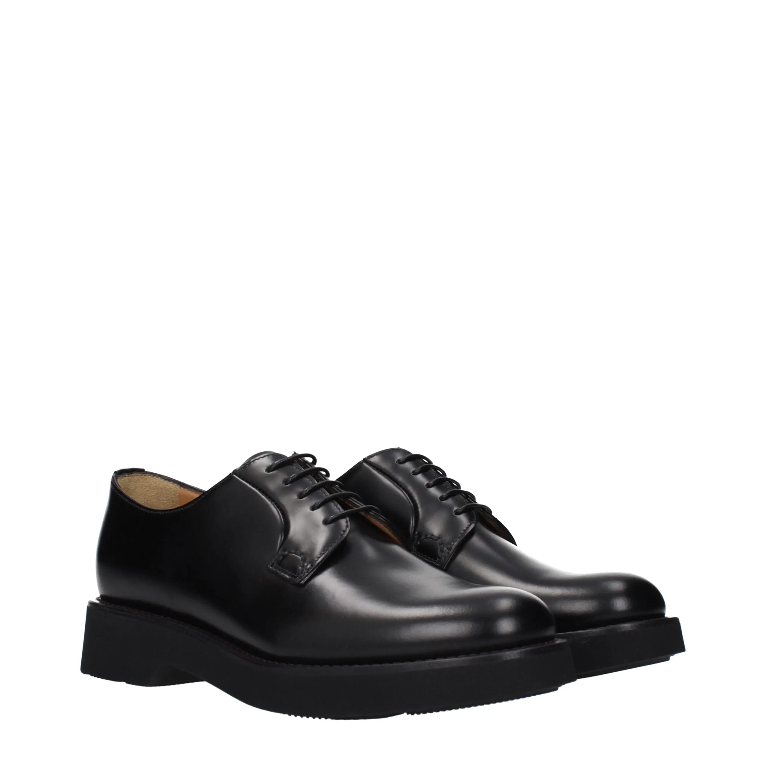 Church's Black Leather Oxfords And Derbies sold by Siebentaschen product image thumbnail 2