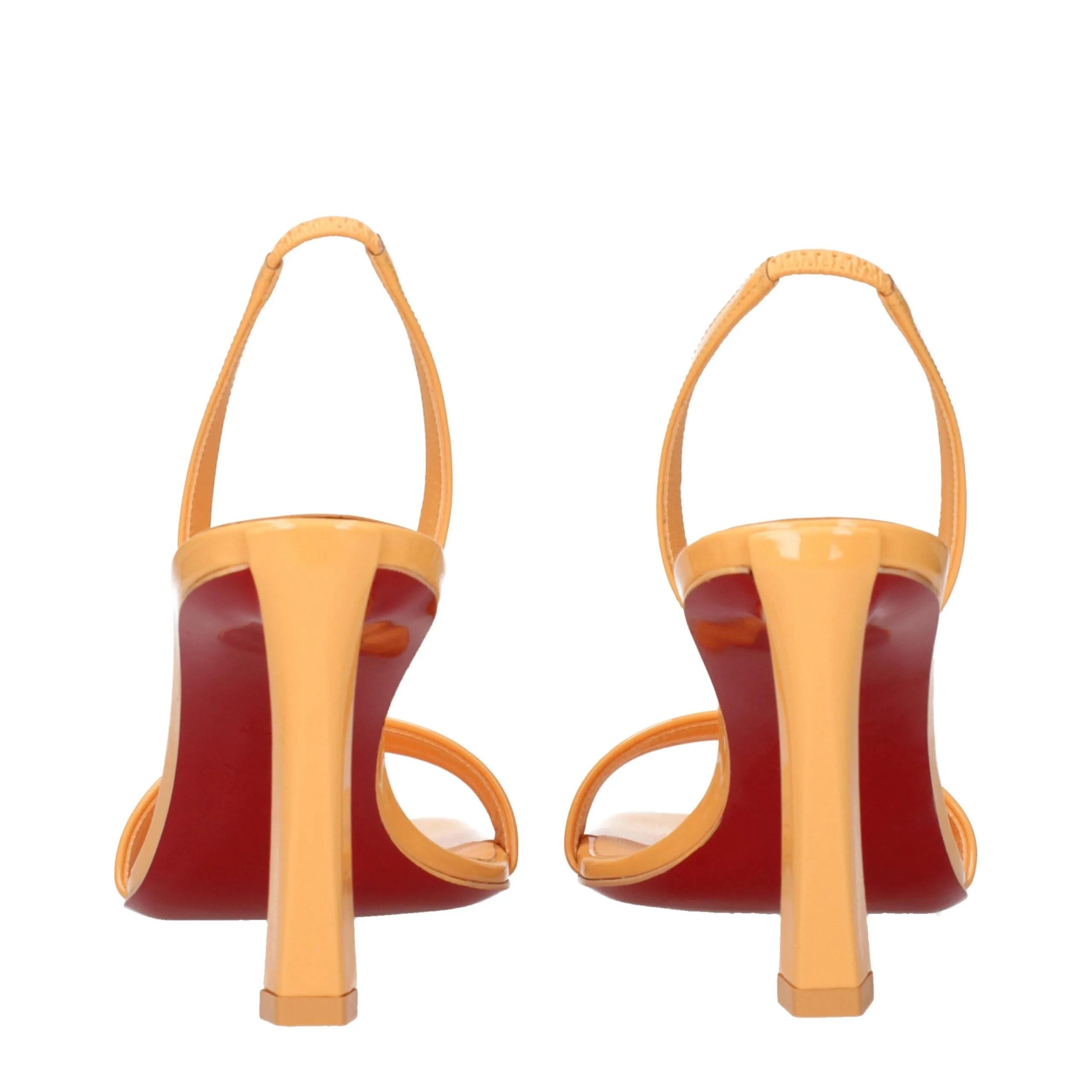 Christian Louboutin Orange Leather Stiletto Heel Sandals sold by Siebentaschen product image thumbnail 5