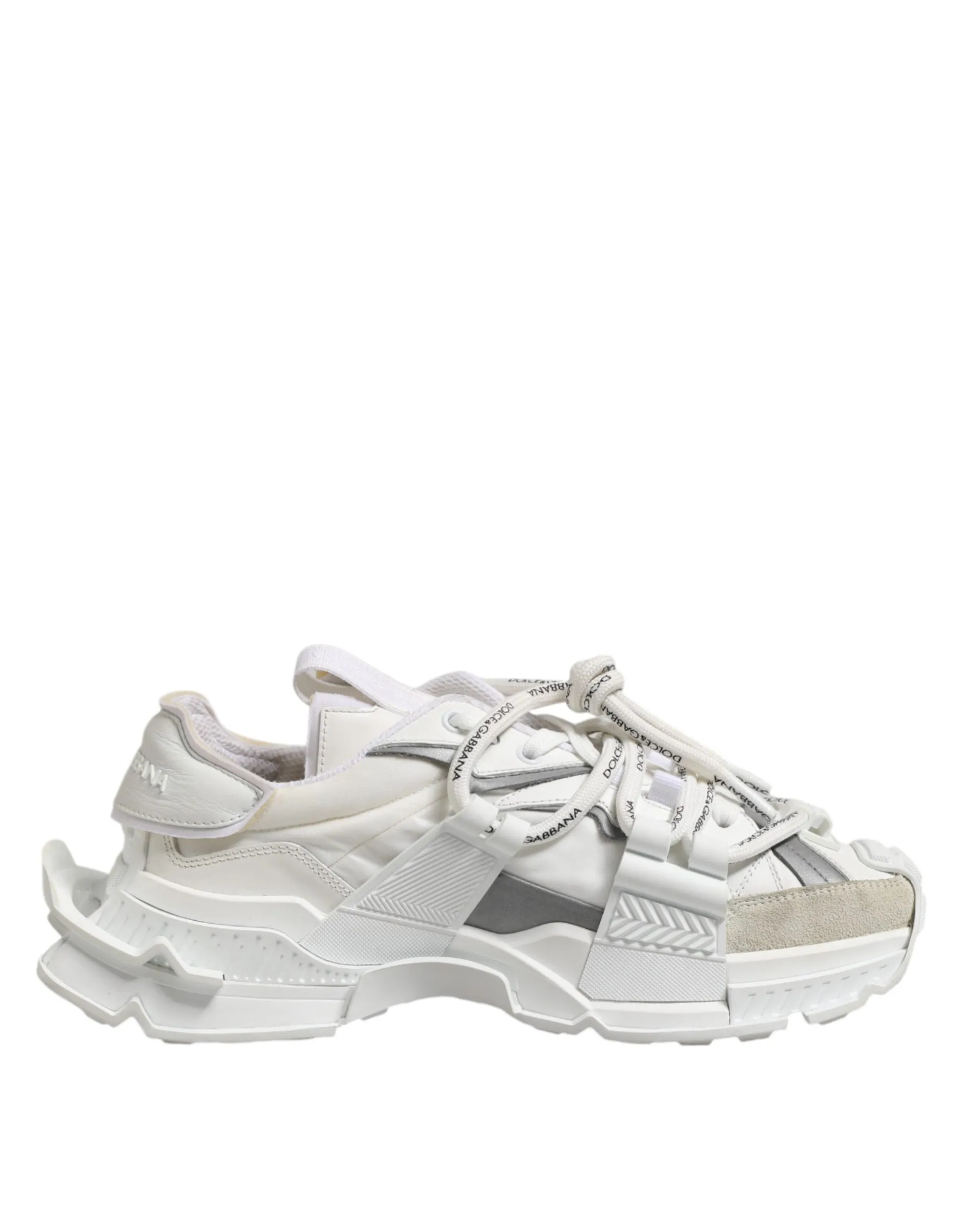 Dolce & Gabbana White Gray Low Top Space Sneakers Shoes sold by Siebentaschen
