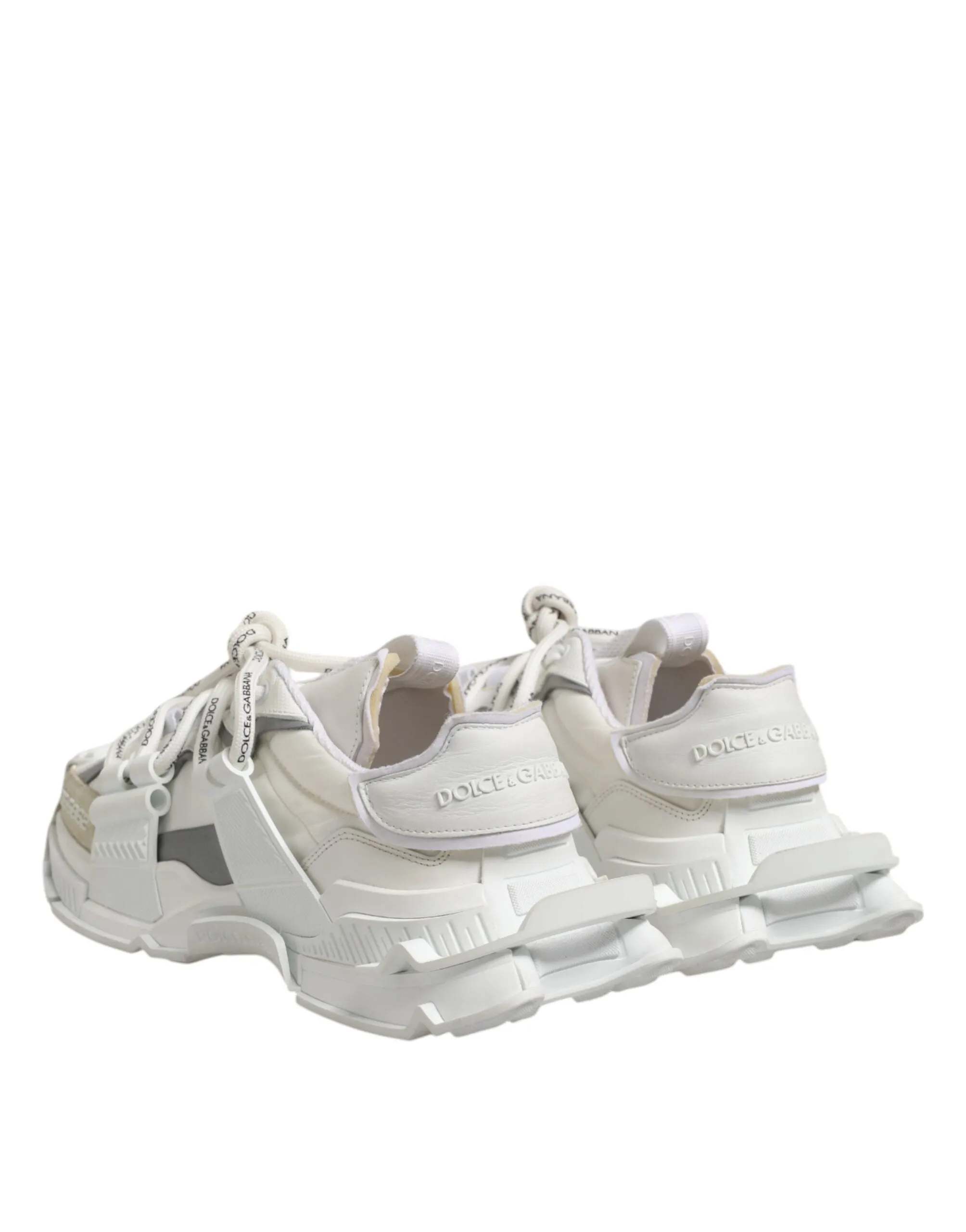 Dolce & Gabbana White Gray Low Top Space Sneakers Shoes sold by Siebentaschen product image thumbnail 5