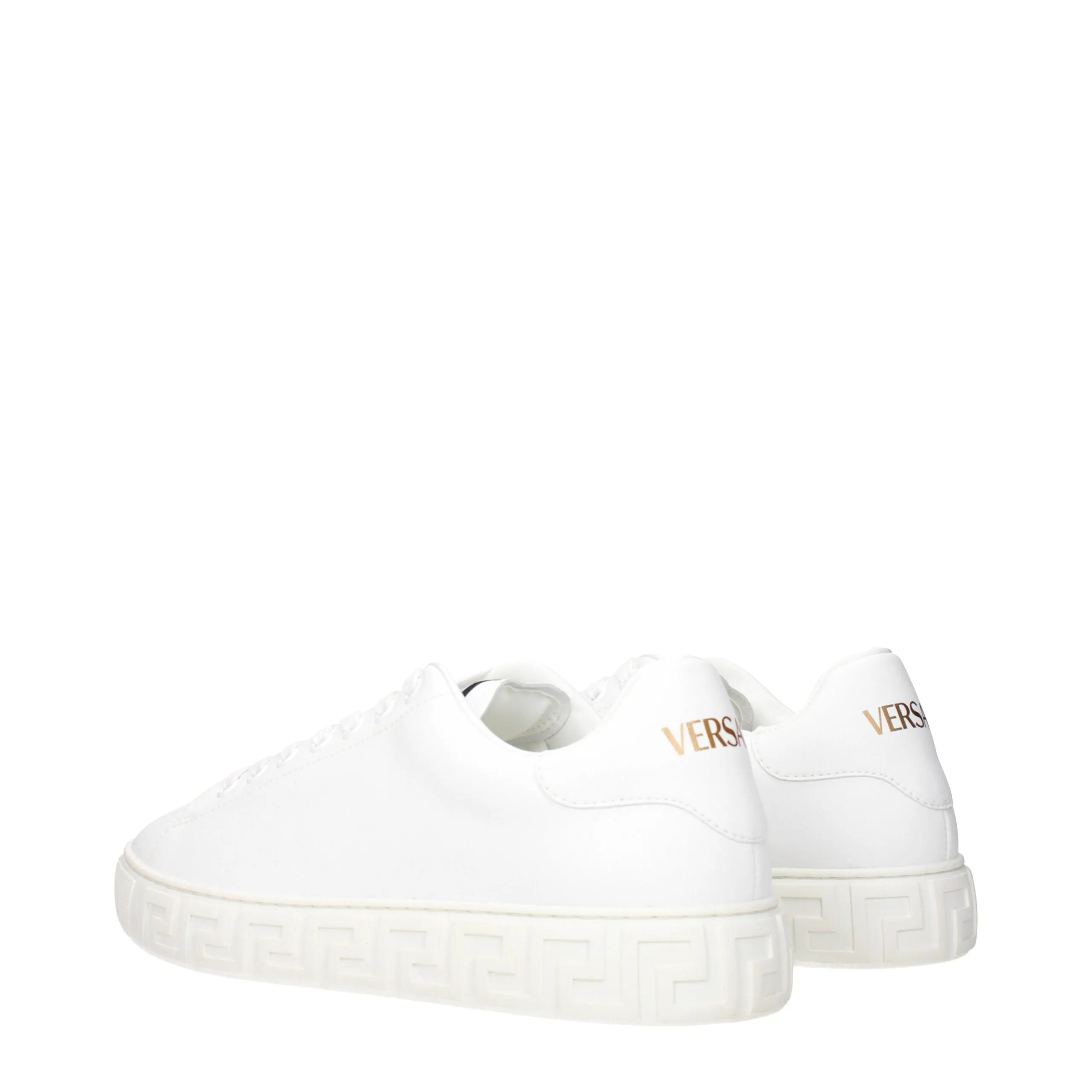 Versace White Leather Low Top Sneakers sold by Siebentaschen product image thumbnail 4