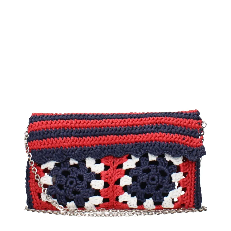 Miu Miu Multicolor Raffia Clutch Bag sold by Siebentaschen