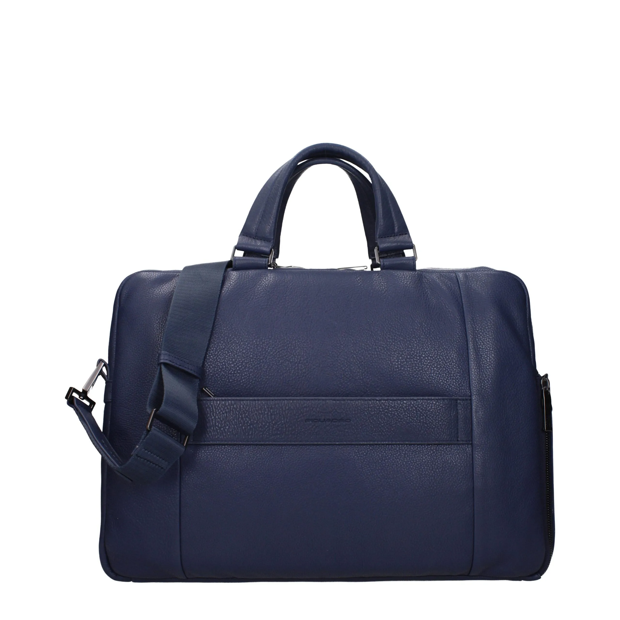 Piquadro Blue Leather Business And Laptop Bag sold by Siebentaschen product image thumbnail 3