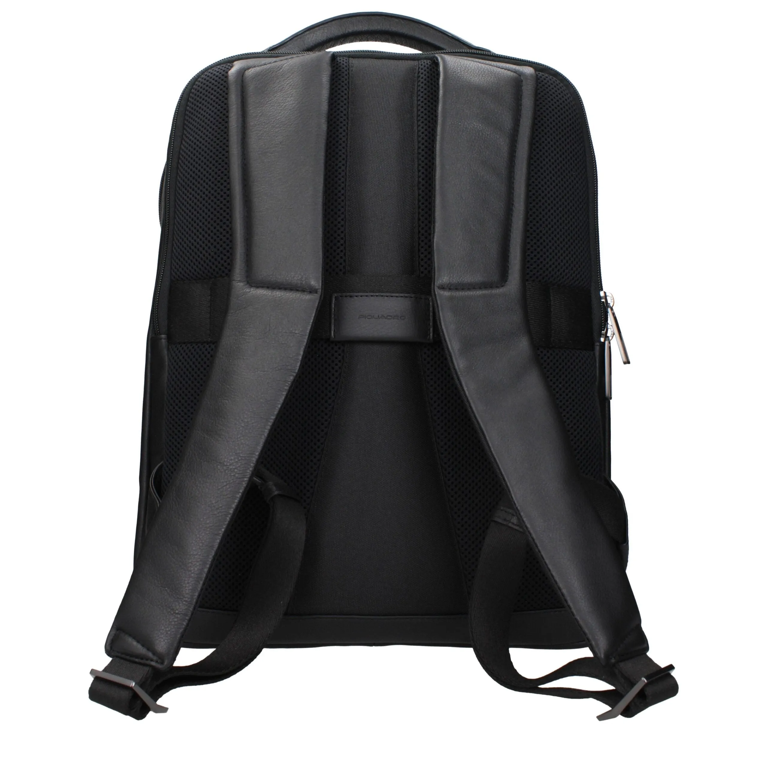 Piquadro Black Leather Backpack sold by Siebentaschen product image thumbnail 3