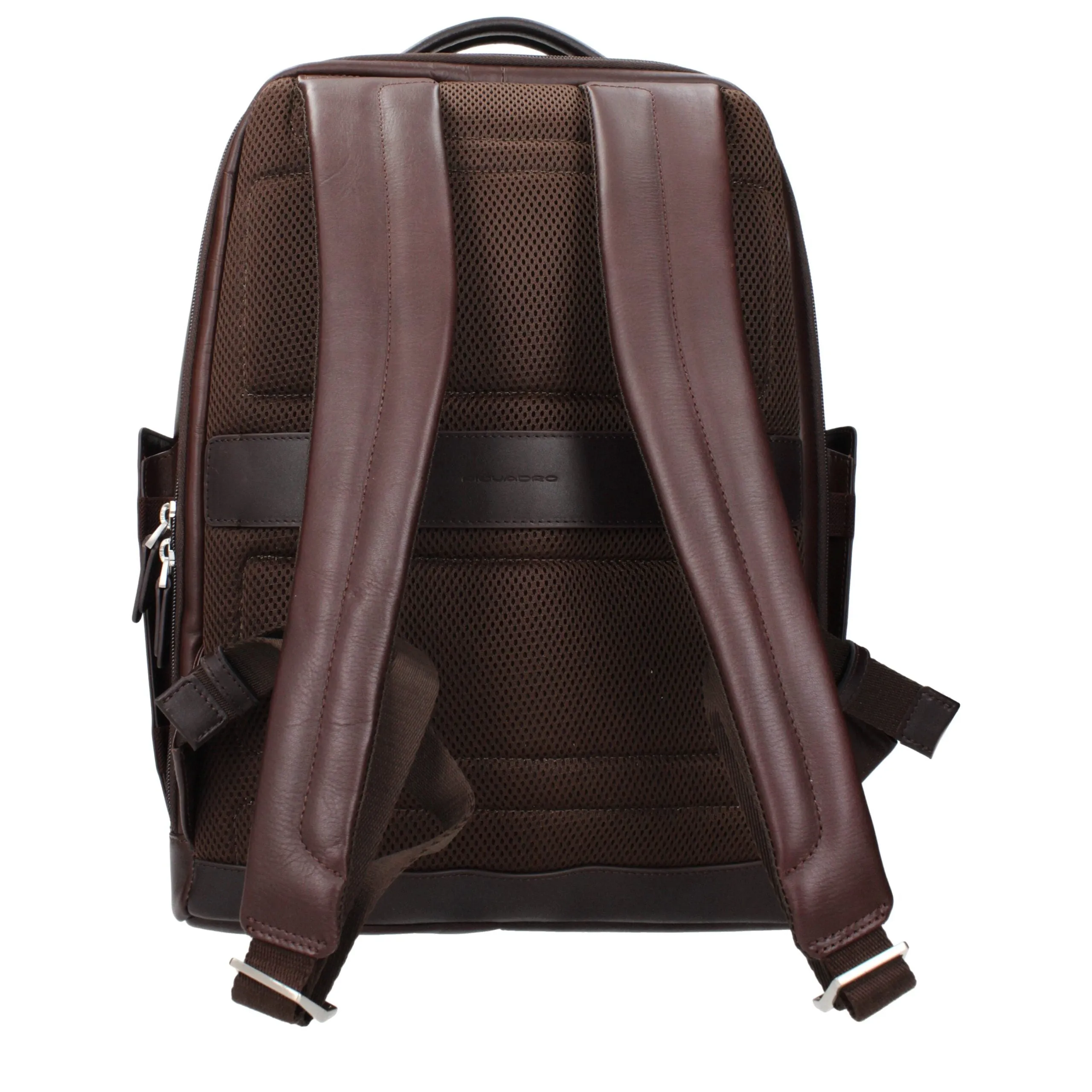 Piquadro Brown Leather Backpack sold by Siebentaschen product image thumbnail 3