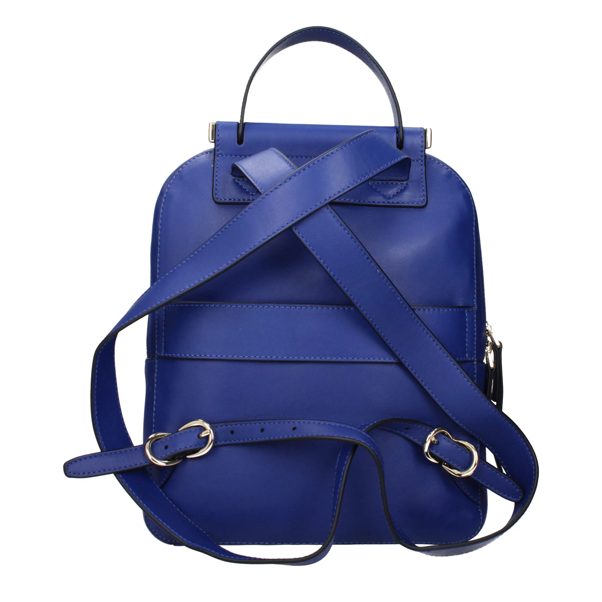 Piquadro Blue Leather Backpack sold by Siebentaschen product image thumbnail 3