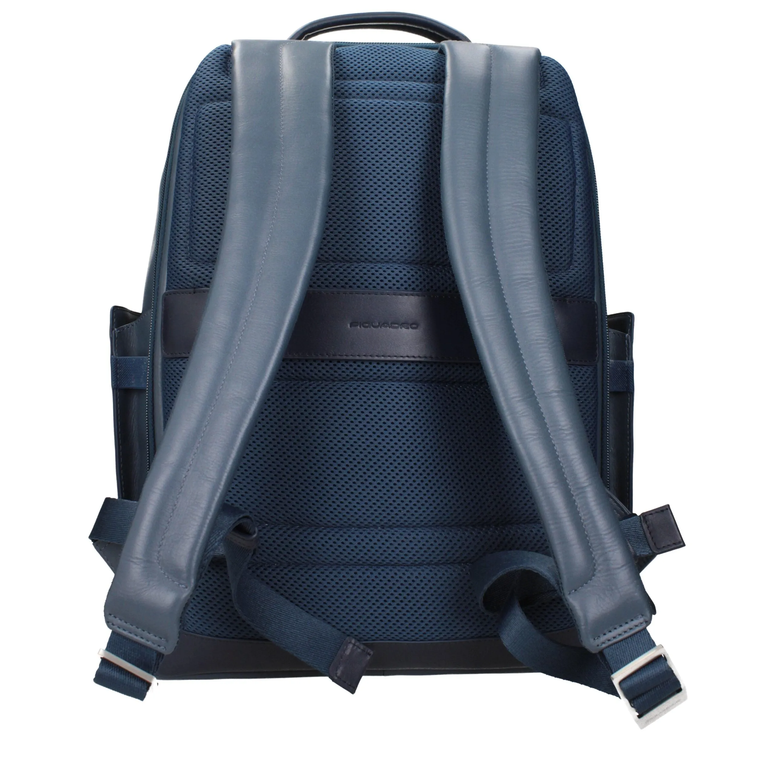 Piquadro Blue Leather Backpack sold by Siebentaschen product image thumbnail 3