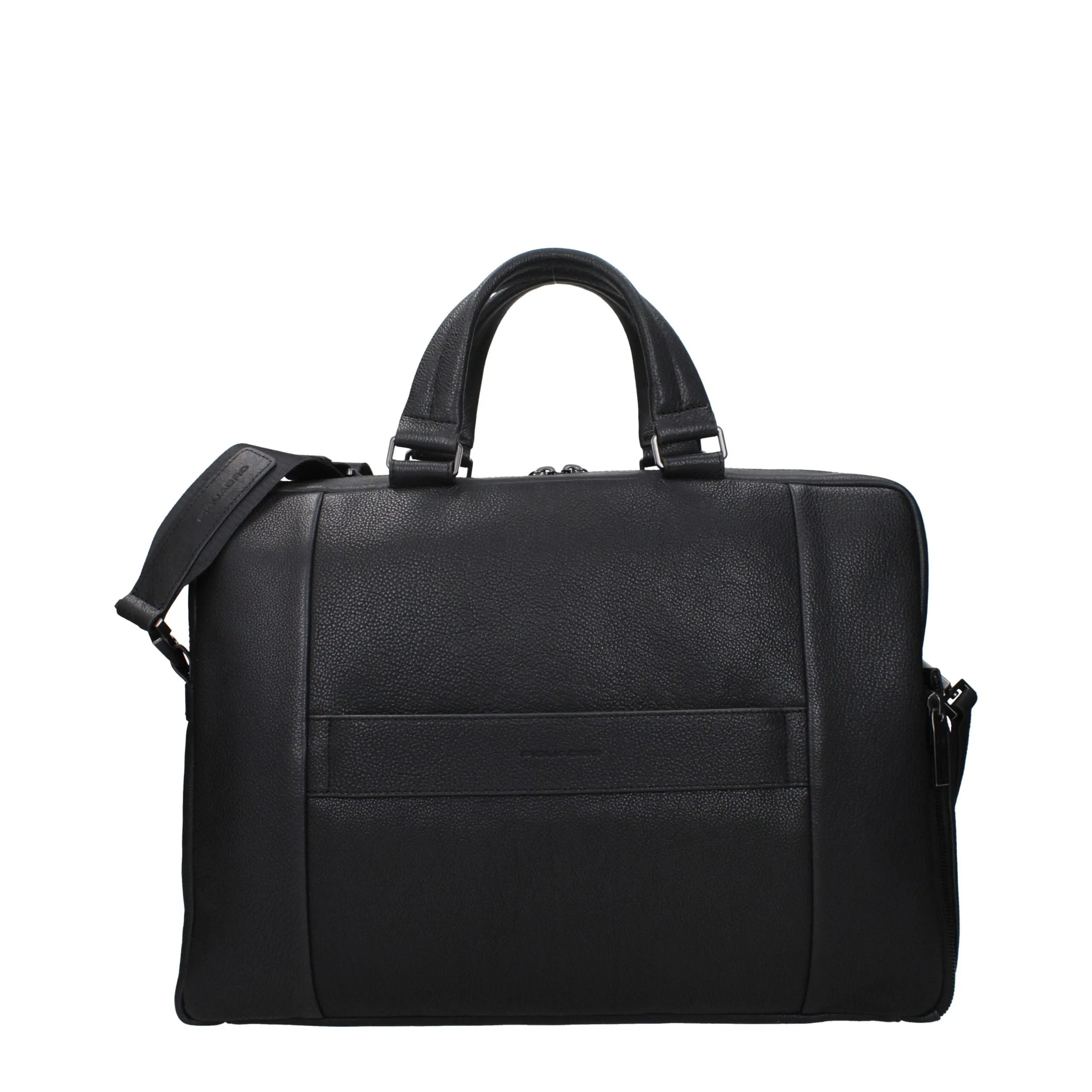 Piquadro Black Leather Business And Laptop Bag sold by Siebentaschen product image thumbnail 3
