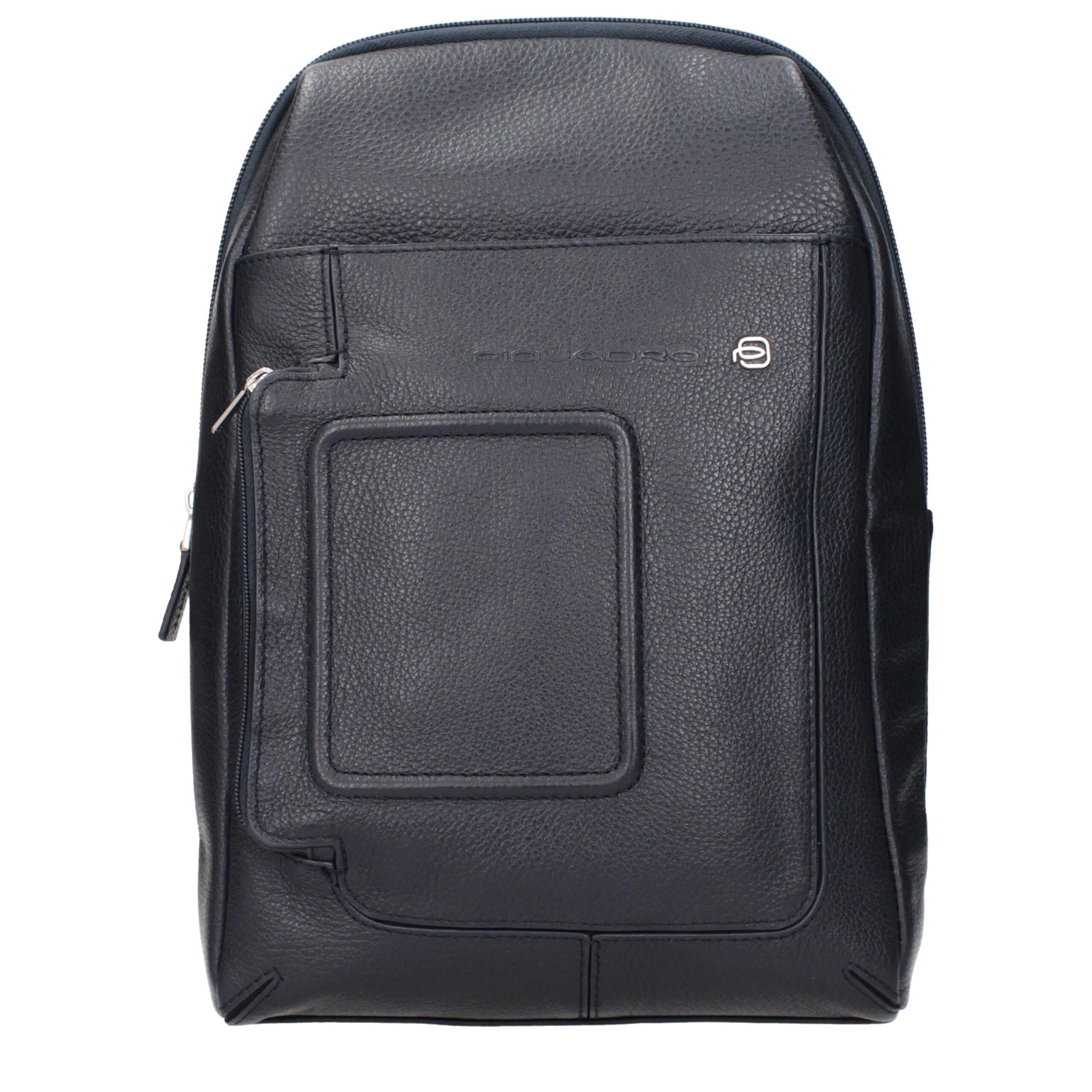 Piquadro Blue Leather Crossbody Bag sold by Siebentaschen