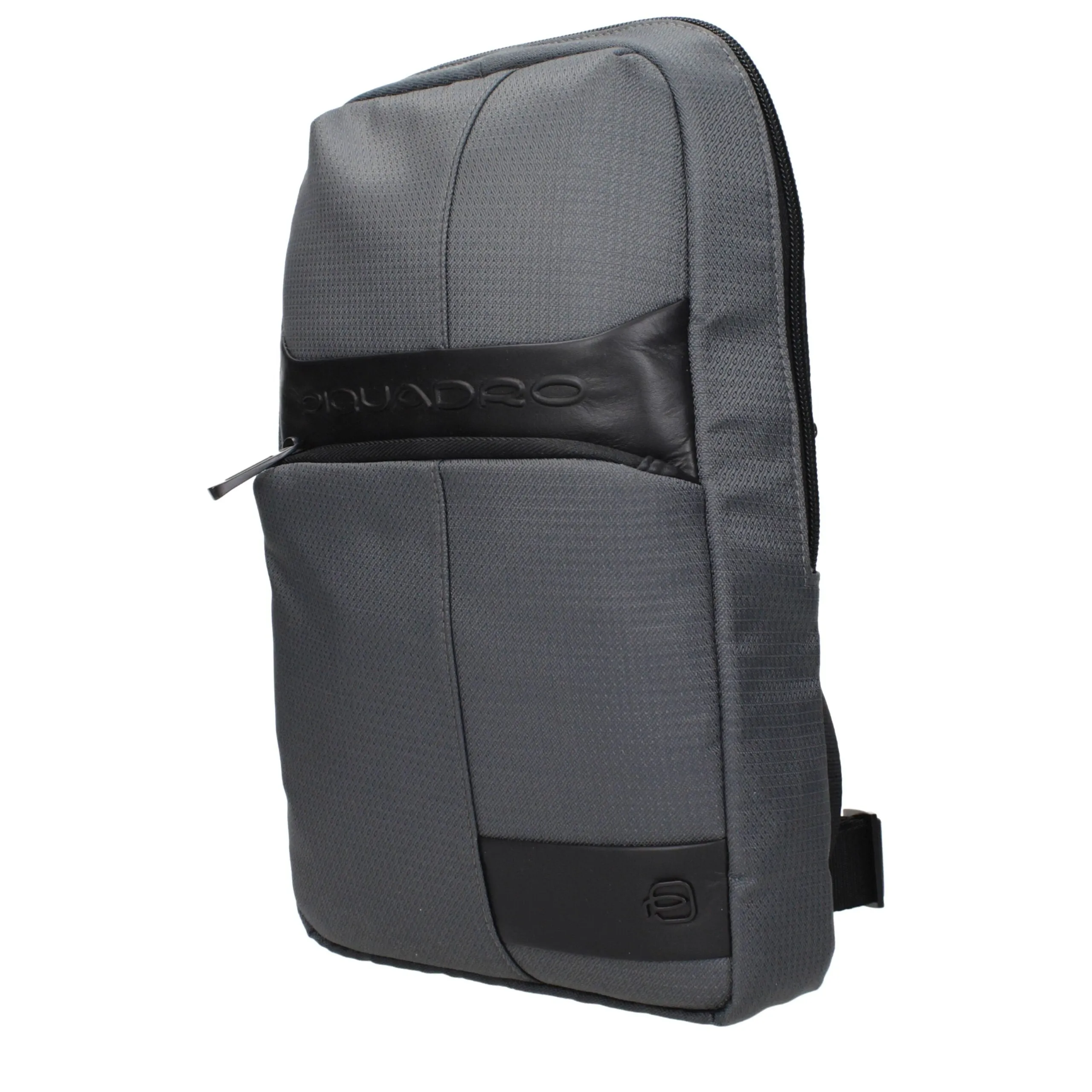 Piquadro Gray Fabric Crossbody Bag sold by Siebentaschen product image thumbnail 2