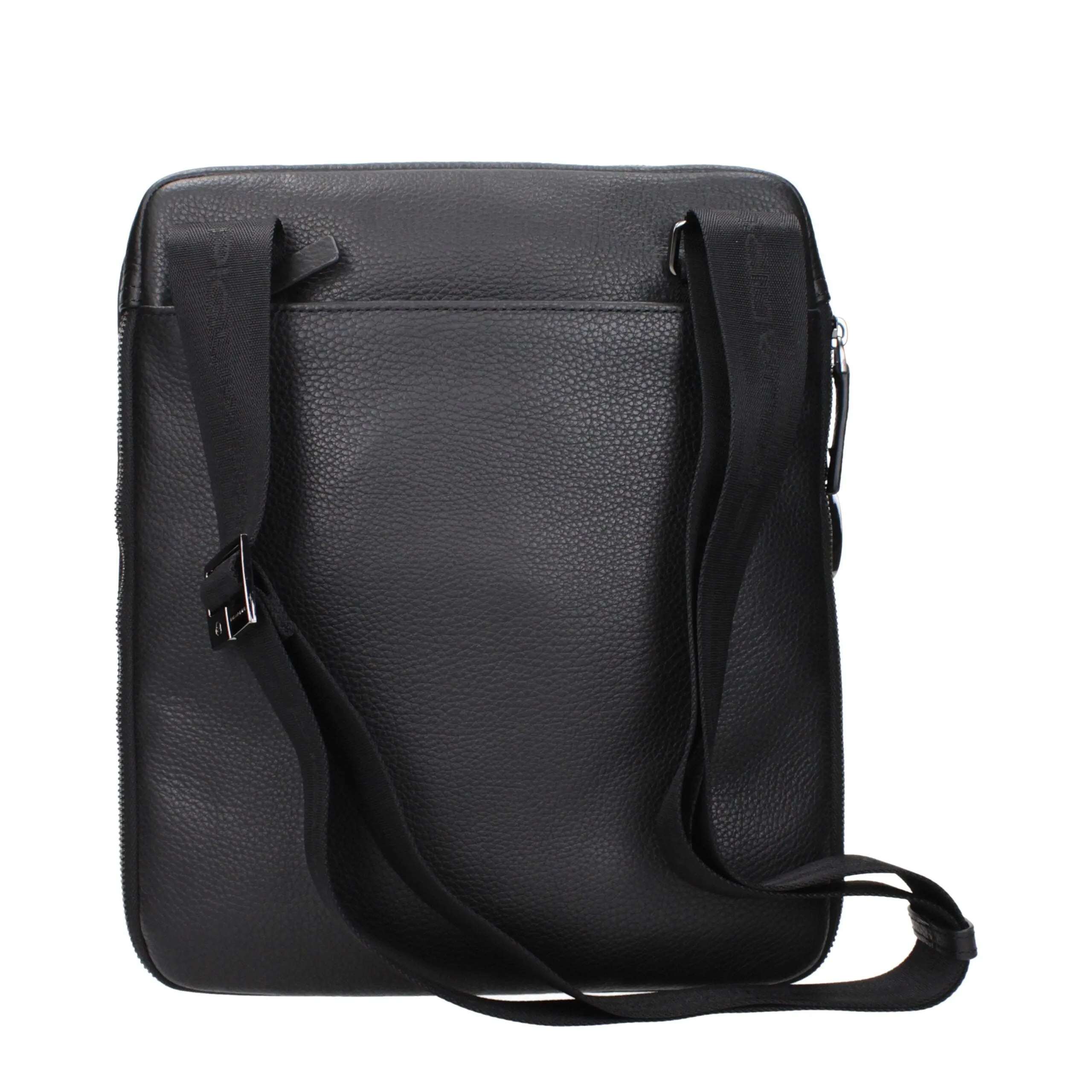 Piquadro Black Leather Crossbody Bag sold by Siebentaschen product image thumbnail 3