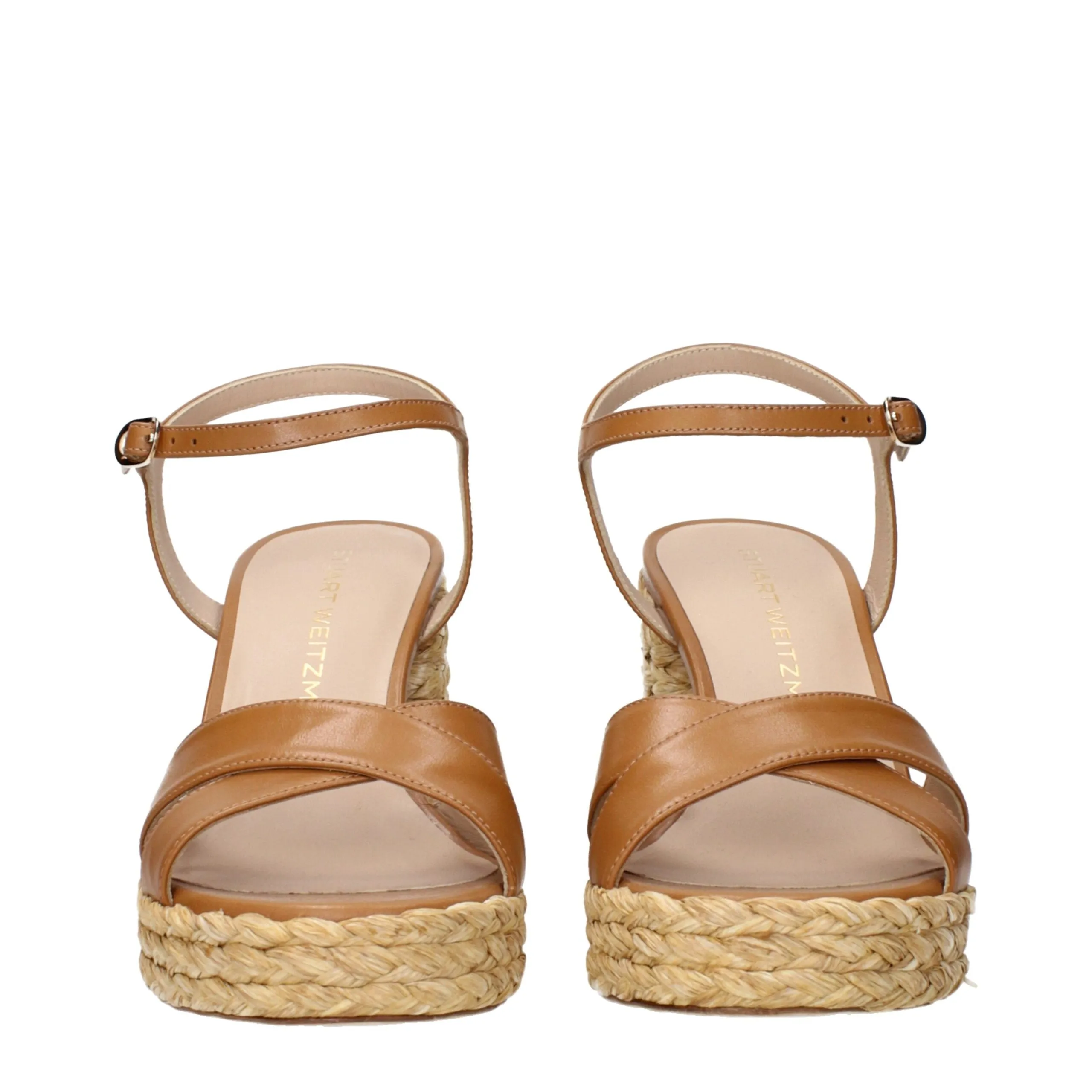 Stuart Weitzman Brown Leather Platform Sandals sold by Siebentaschen product image thumbnail 3