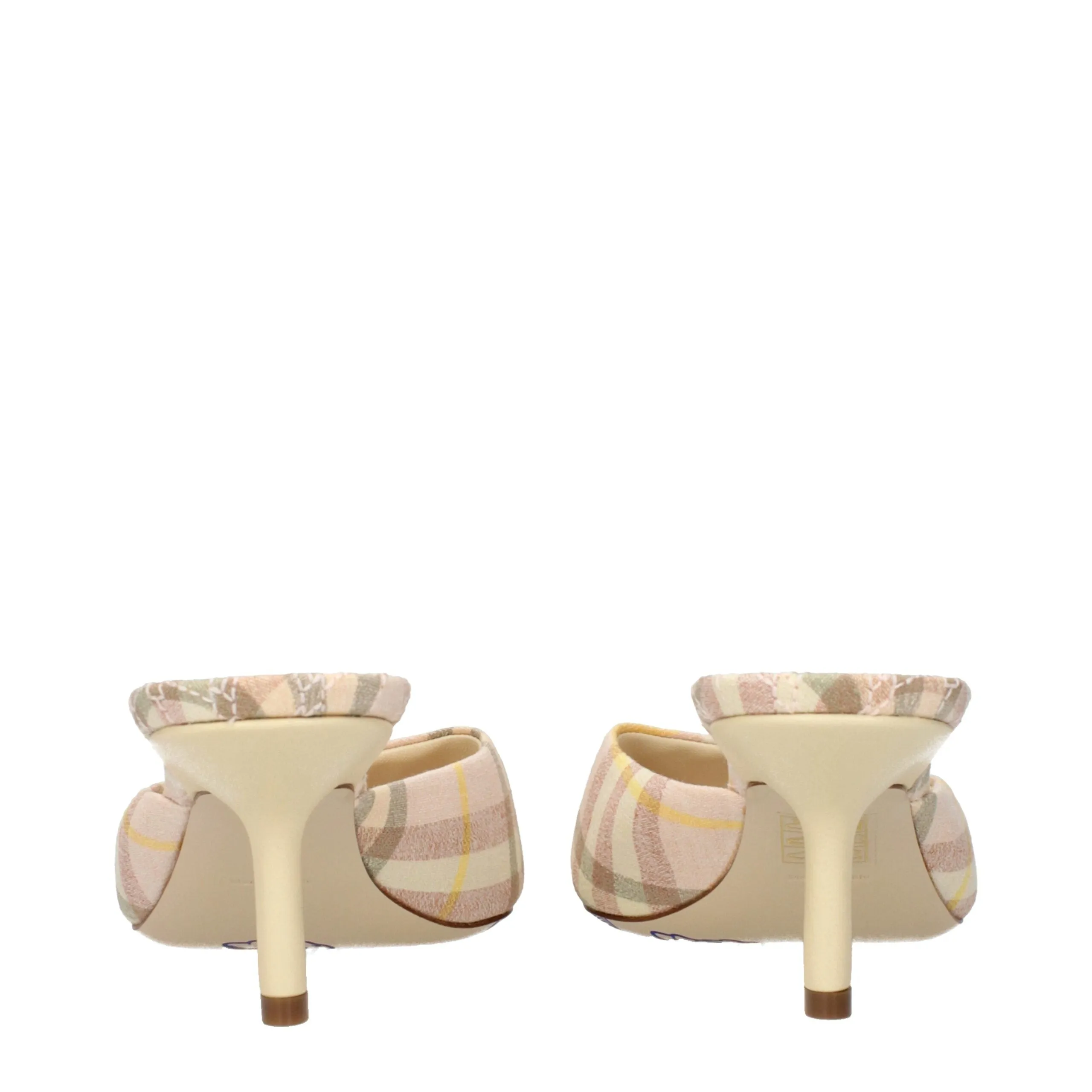 Burberry Pink Fabric Stiletto Heel Sandals sold by Siebentaschen product image thumbnail 5