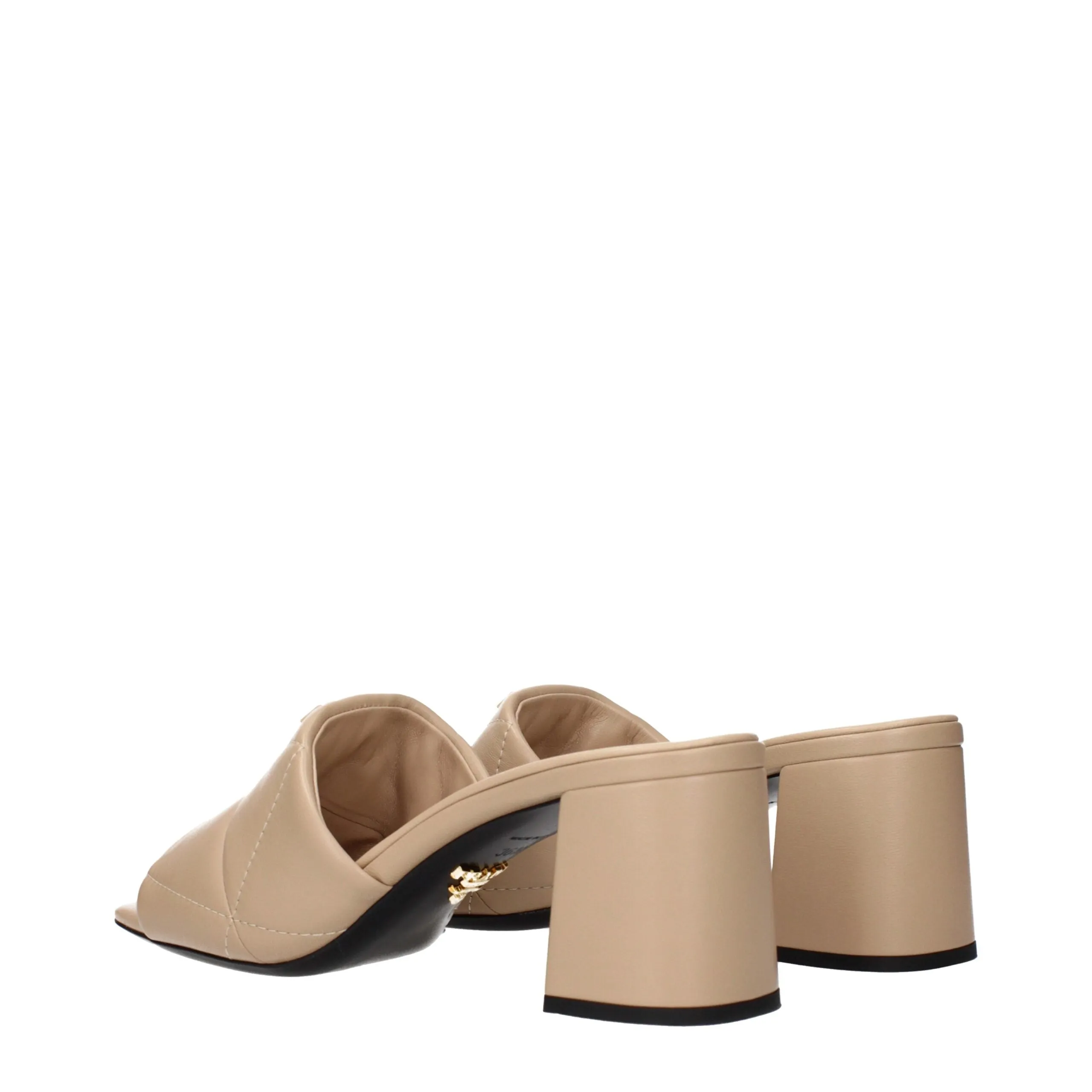 Prada Beige Leather Slippers sold by Siebentaschen product image thumbnail 4