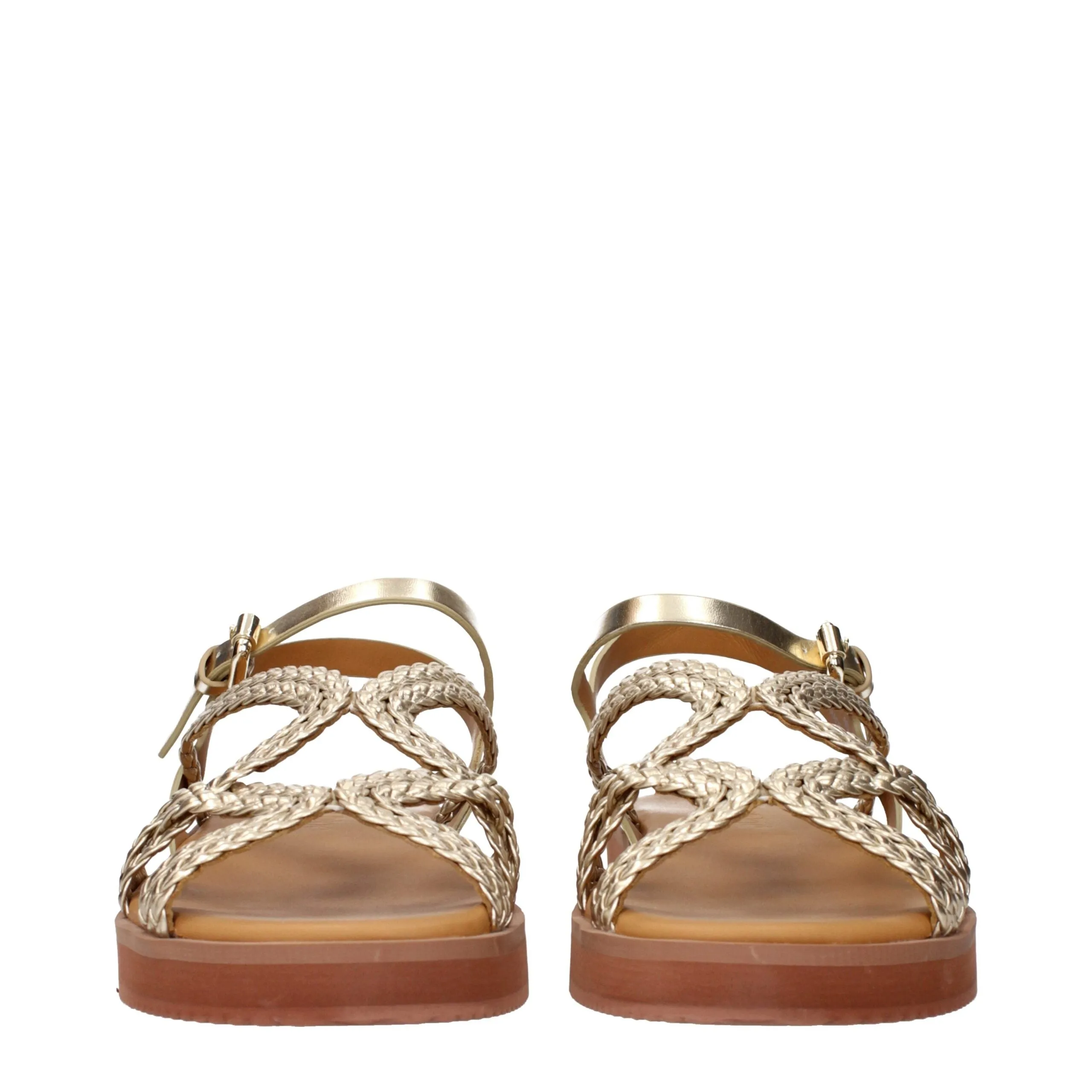 See By Chloé Gold Polyethylene Flat Sandals sold by Siebentaschen product image thumbnail 3