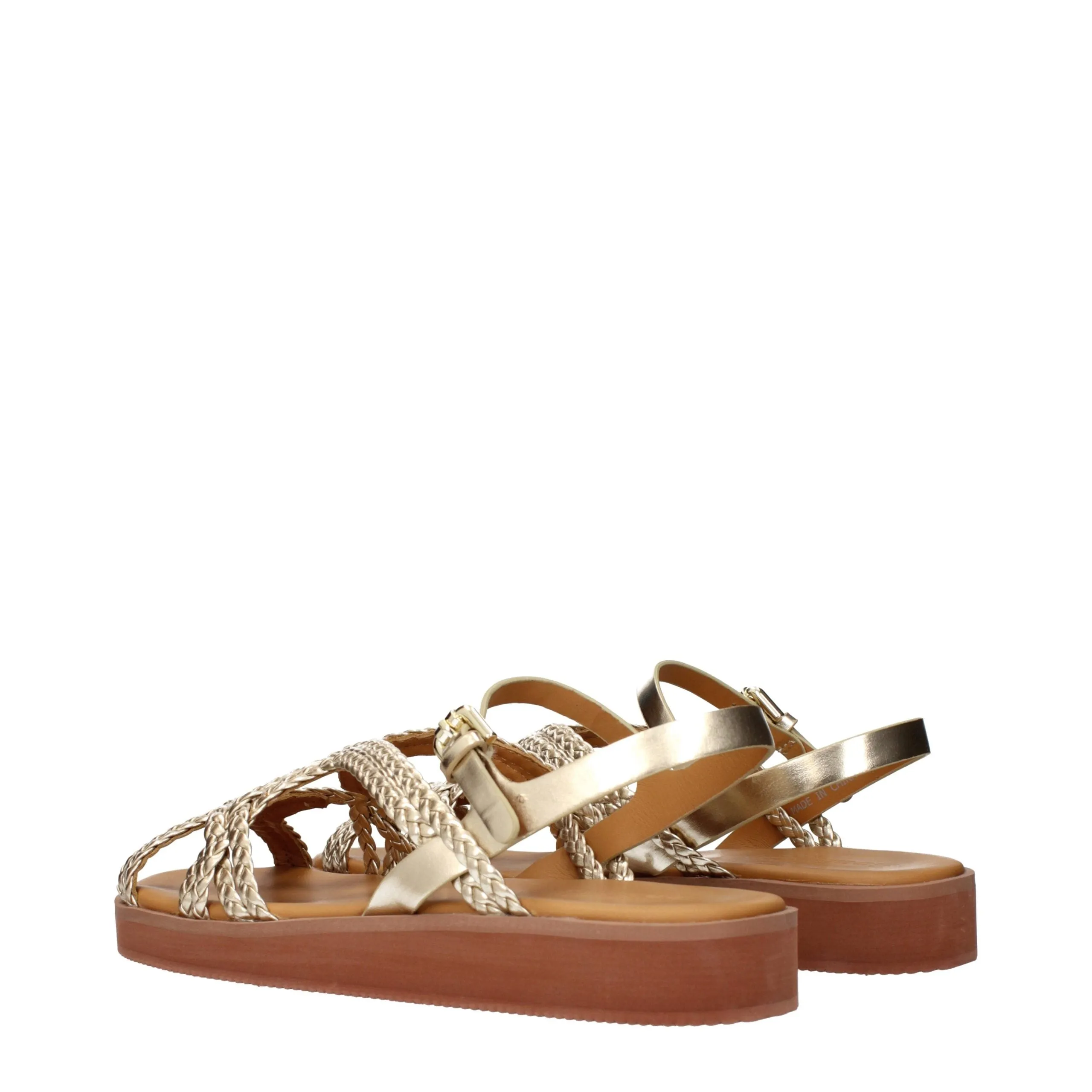 See By Chloé Gold Polyethylene Flat Sandals sold by Siebentaschen product image thumbnail 4