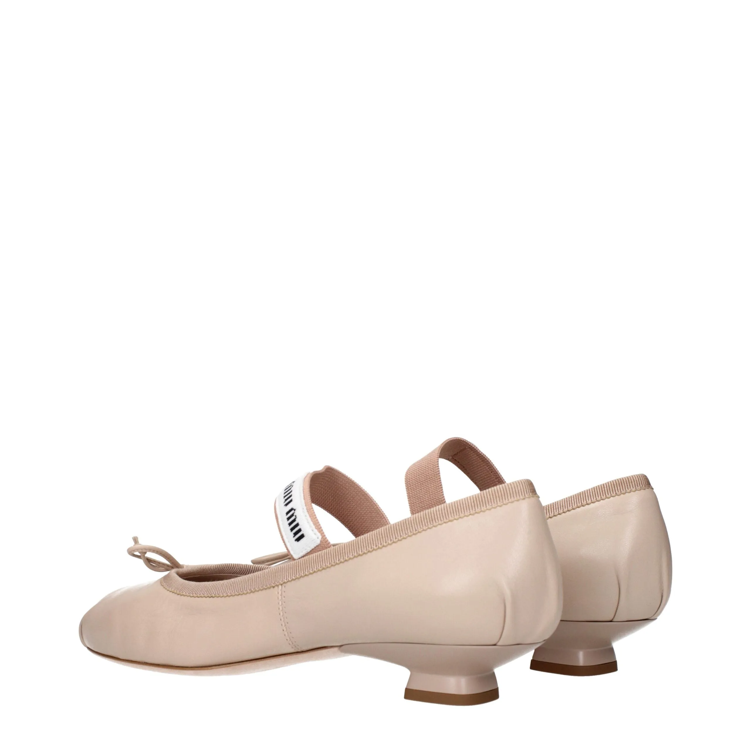Miu Miu Pink Leather Ballet Flats sold by Siebentaschen product image thumbnail 4