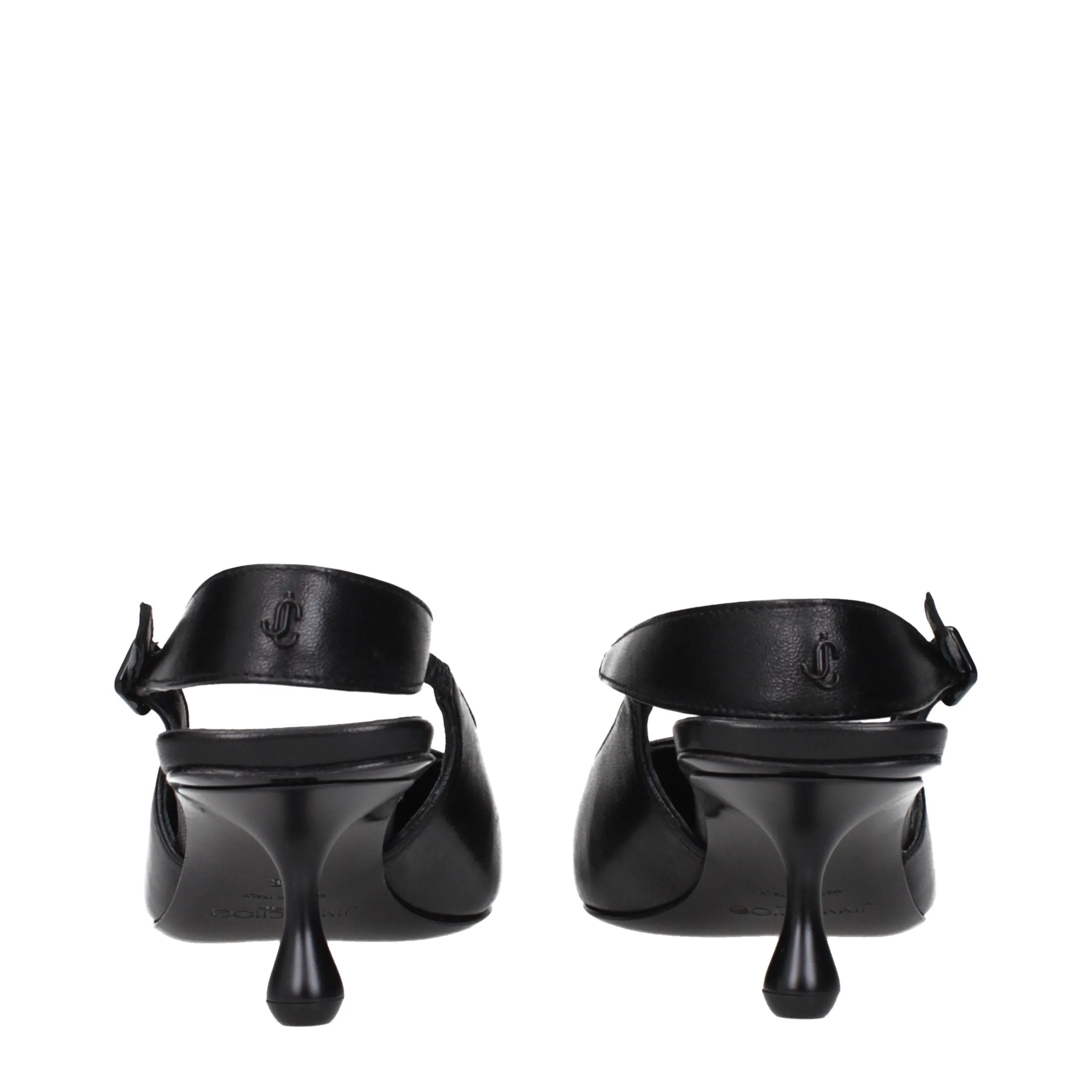 Jimmy Choo Black Leather Sandals sold by Siebentaschen product image thumbnail 5