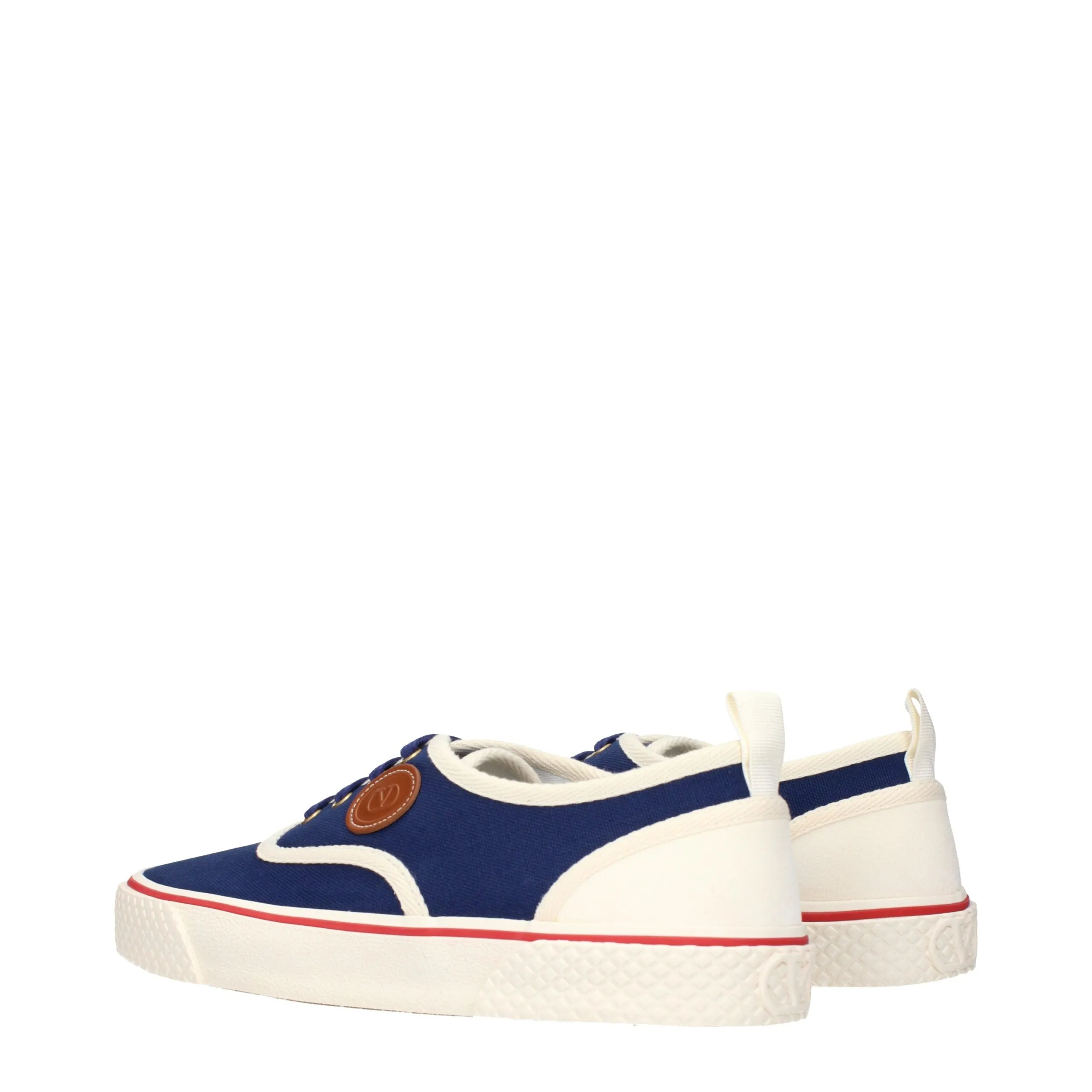 Valentino Garavani Blue Fabric Low Top Sneakers sold by Siebentaschen product image thumbnail 4
