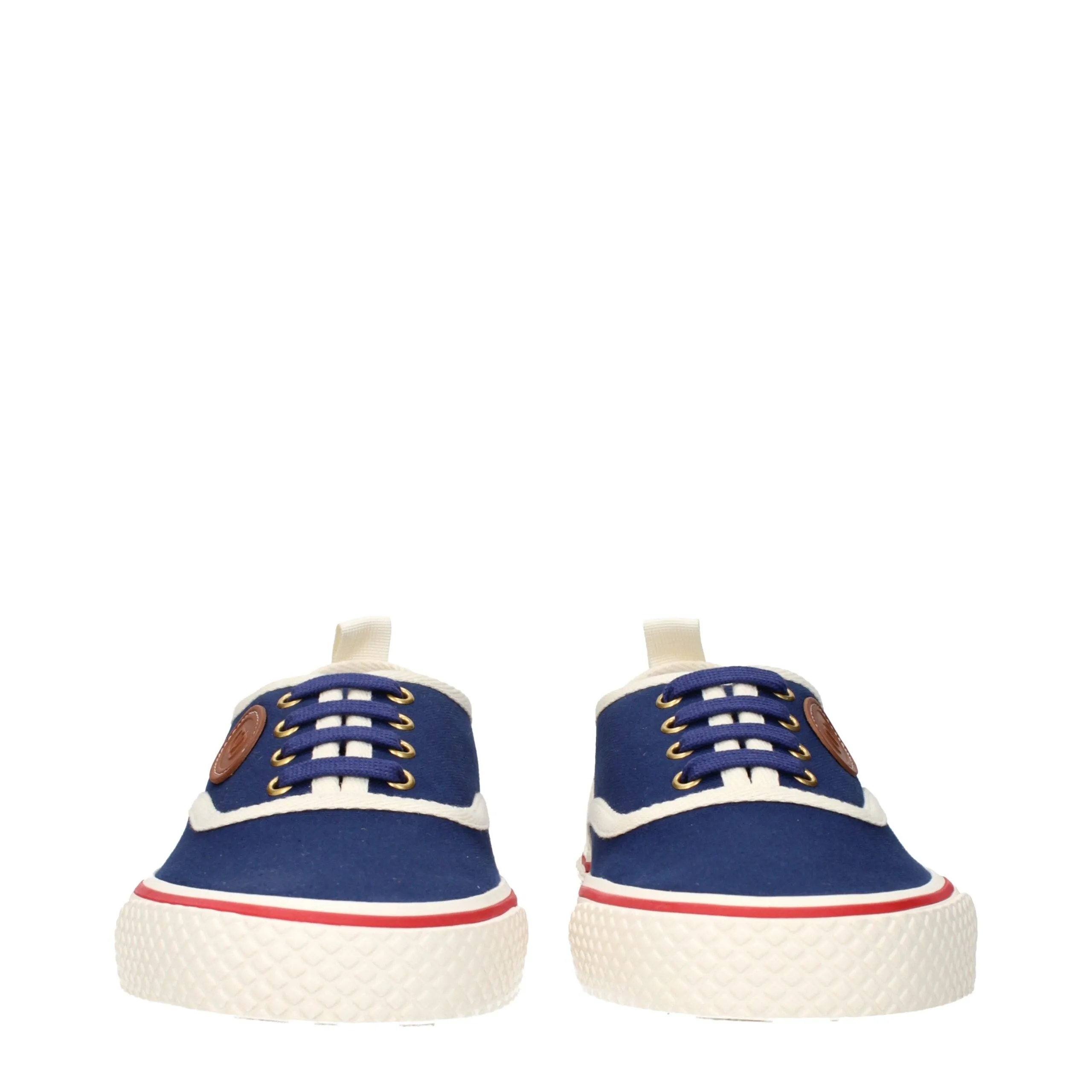 Valentino Garavani Blue Fabric Low Top Sneakers sold by Siebentaschen product image thumbnail 3