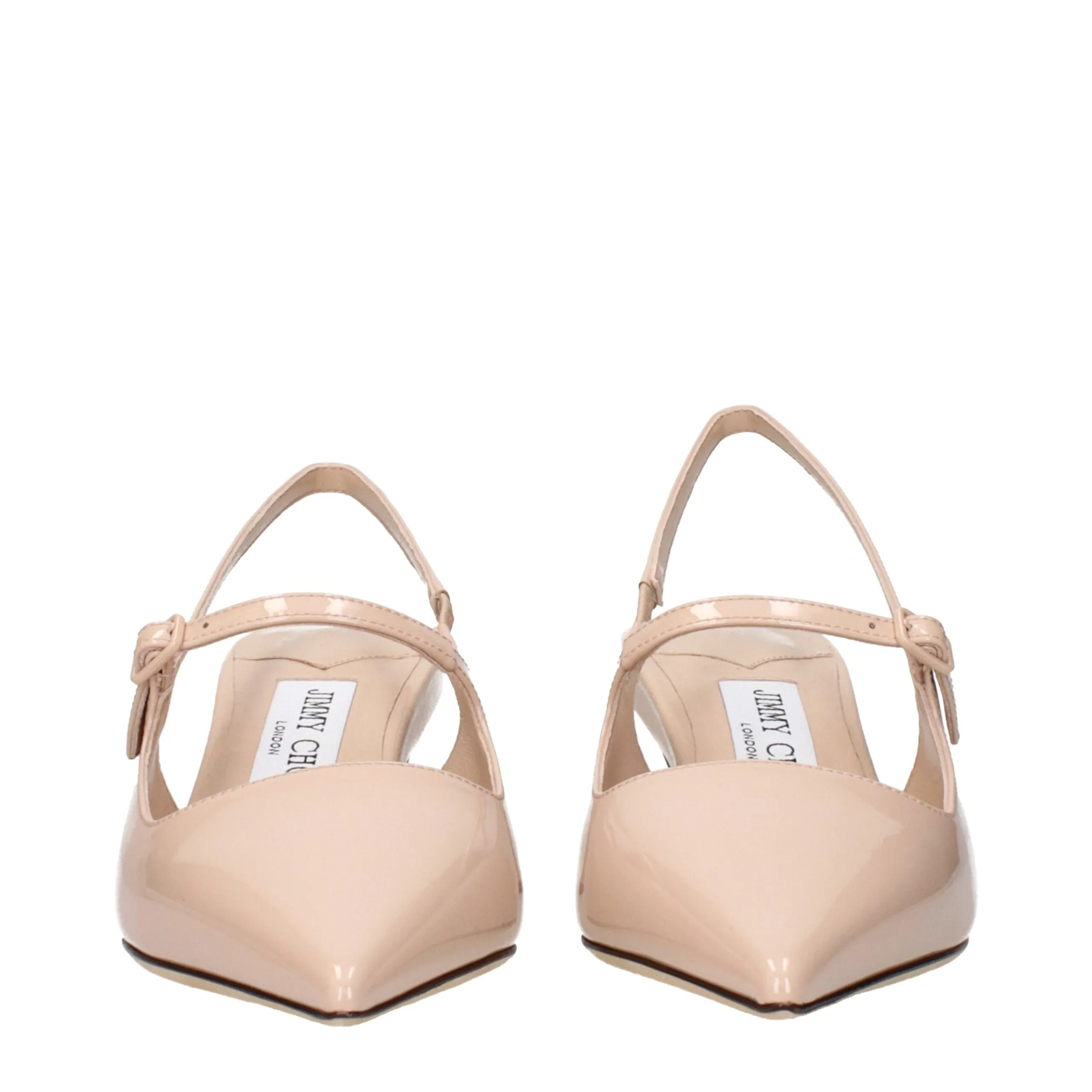 Jimmy Choo Pink Leather Mid Heel Pumps sold by Siebentaschen product image thumbnail 3