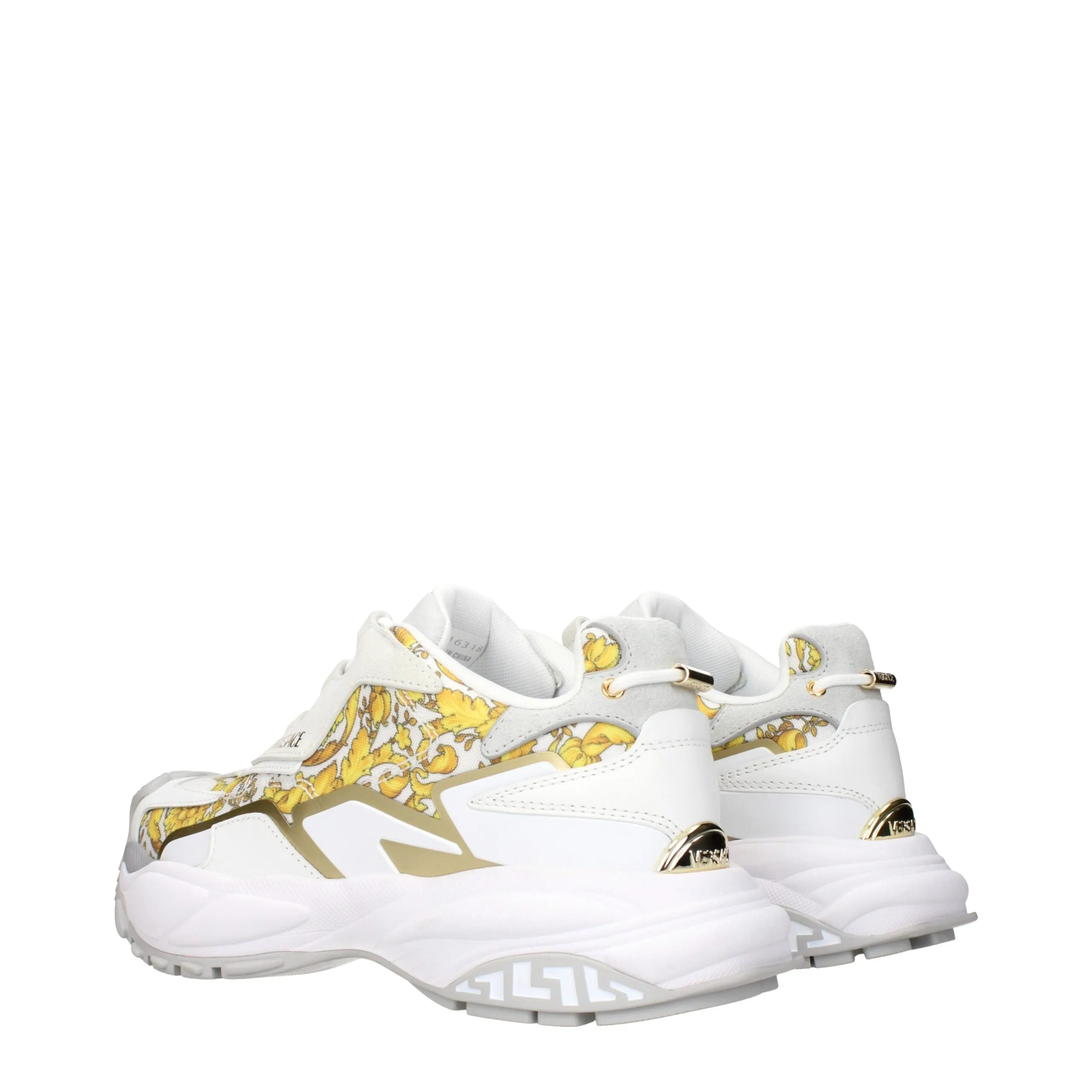 Versace Gold Fabric Low Top Sneakers sold by Siebentaschen product image thumbnail 4