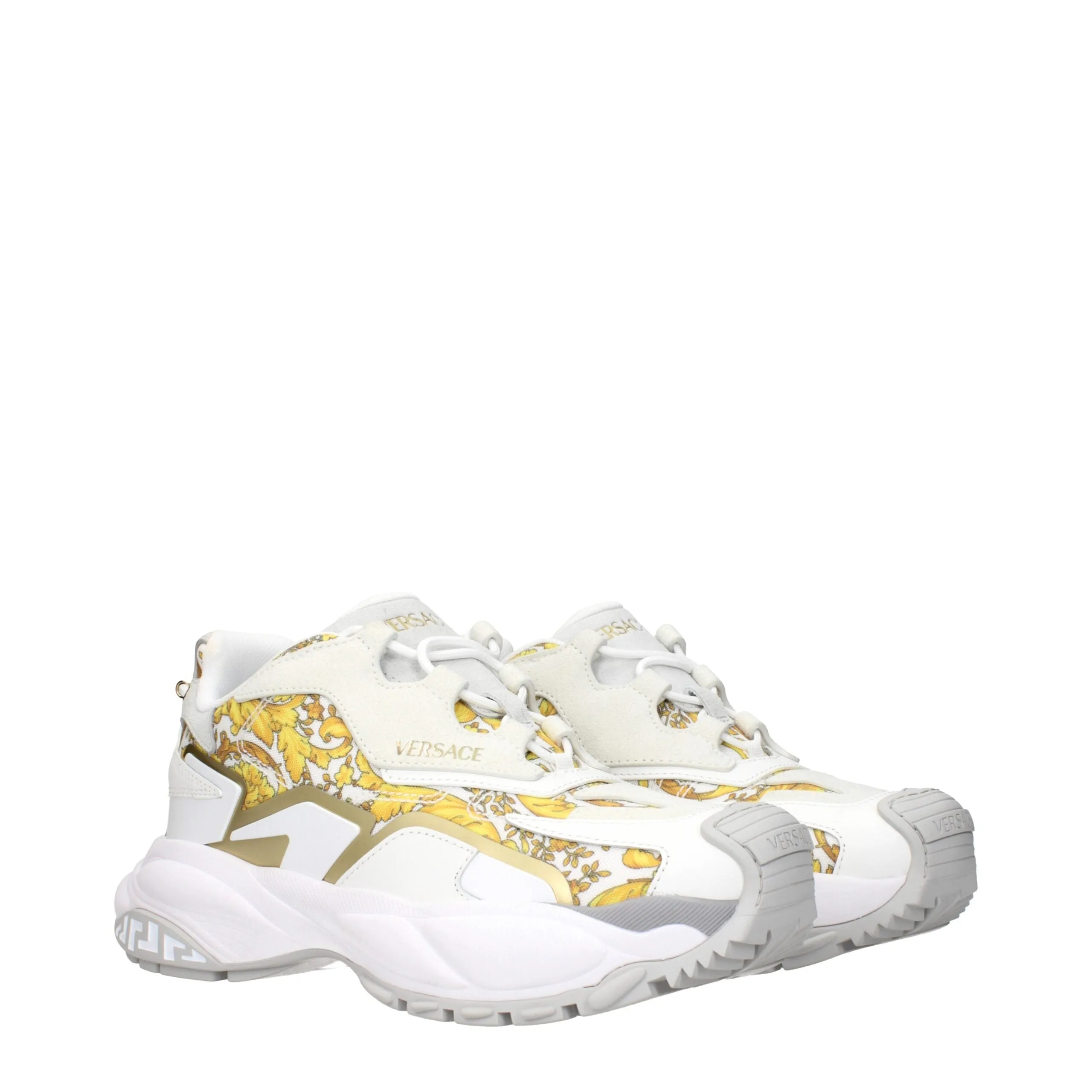 Versace Gold Fabric Low Top Sneakers sold by Siebentaschen product image thumbnail 2