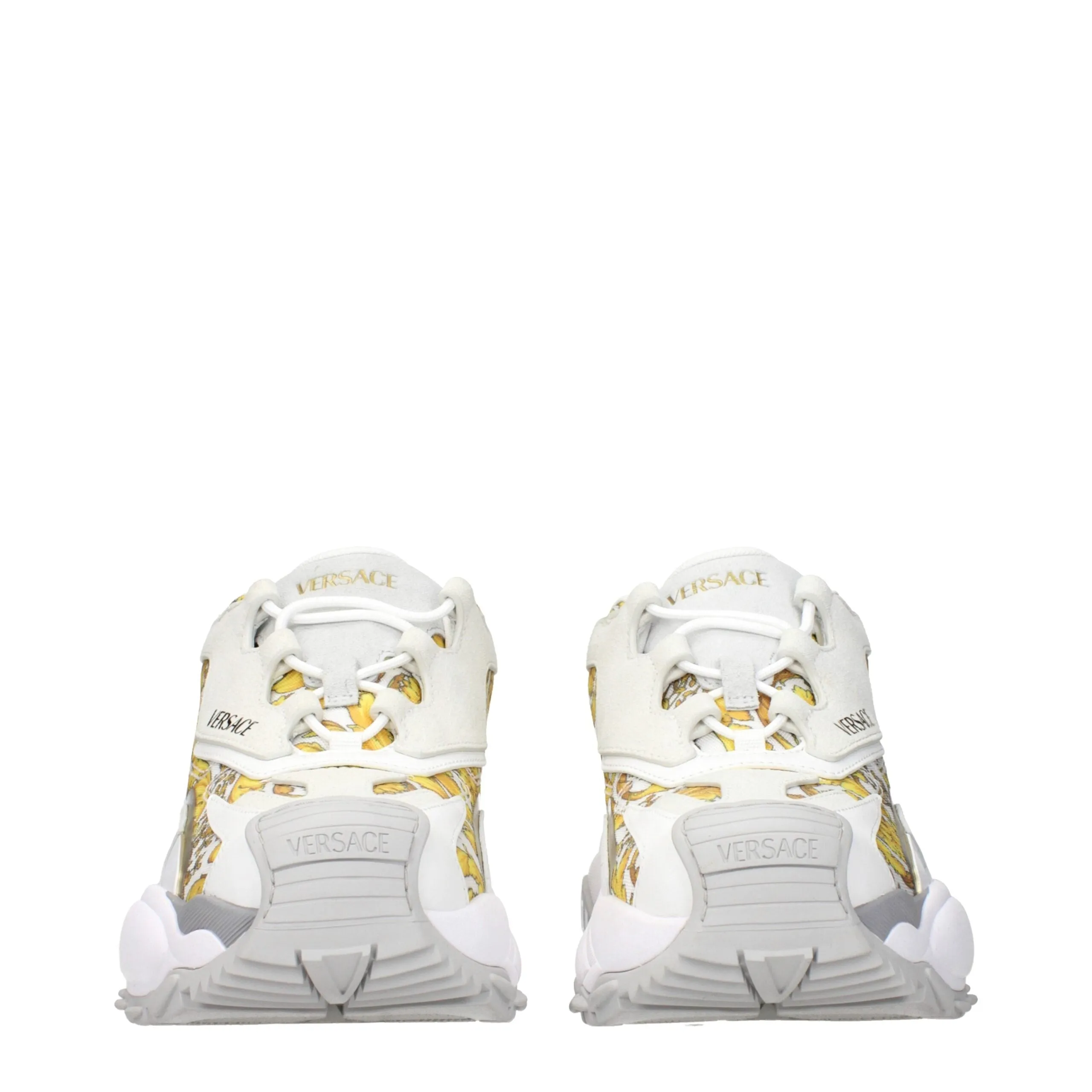 Versace Gold Fabric Low Top Sneakers sold by Siebentaschen product image thumbnail 3