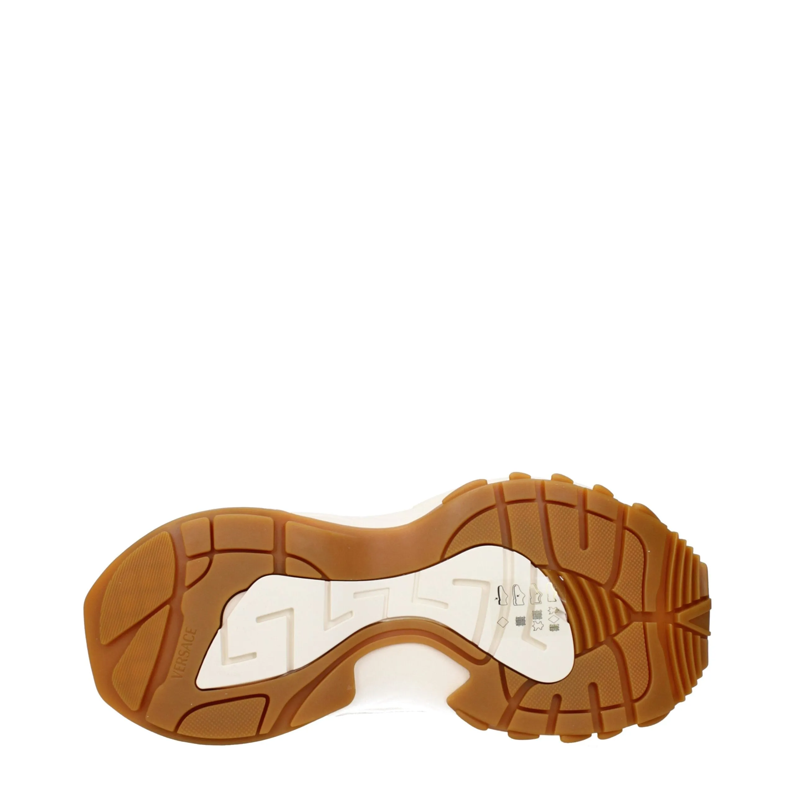 Versace Beige Fabric Chunky Sneakers sold by Siebentaschen product image thumbnail 5