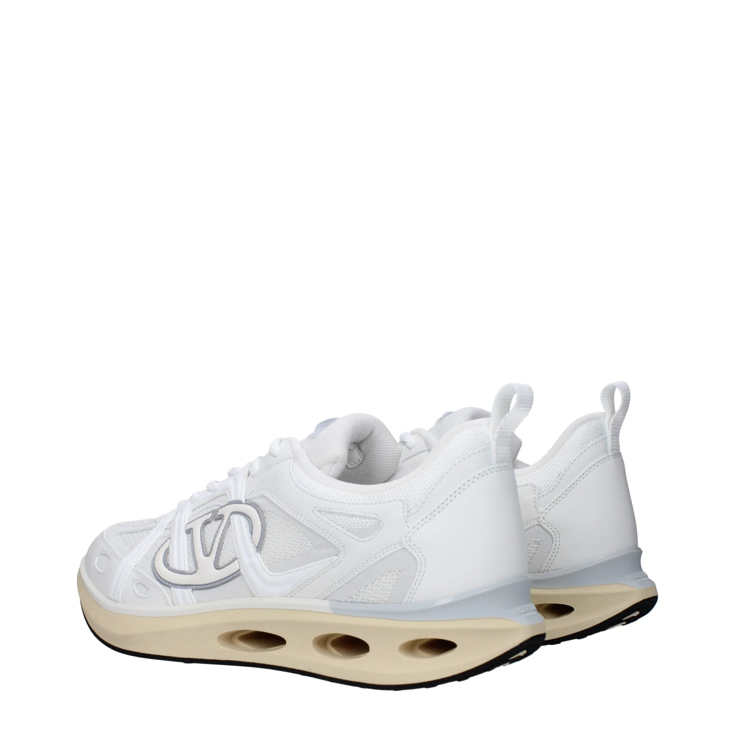Valentino Garavani White Fabric Athletic Sneakers sold by Siebentaschen product image thumbnail 4