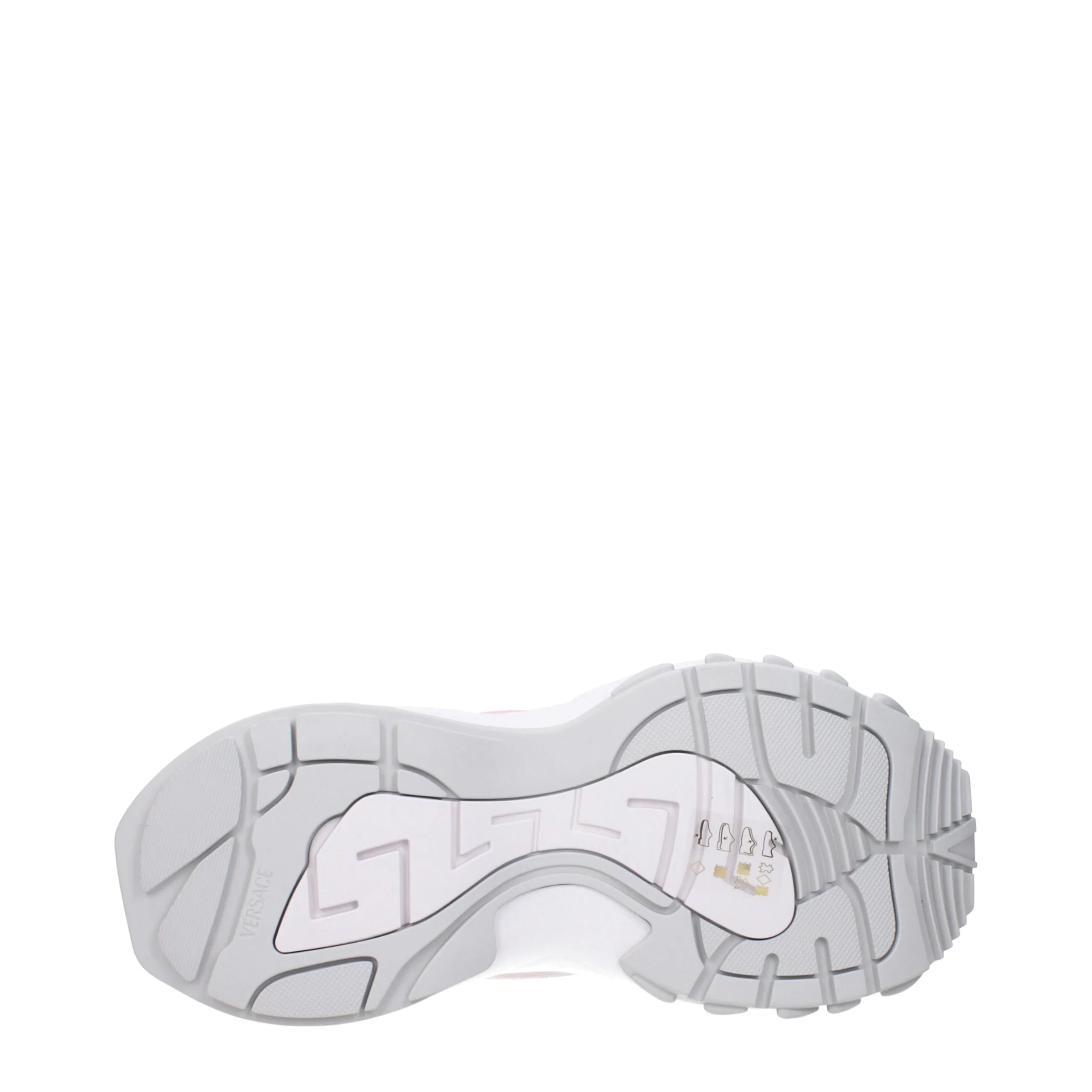 Versace White Fabric Chunky Sneakers sold by Siebentaschen product image thumbnail 5