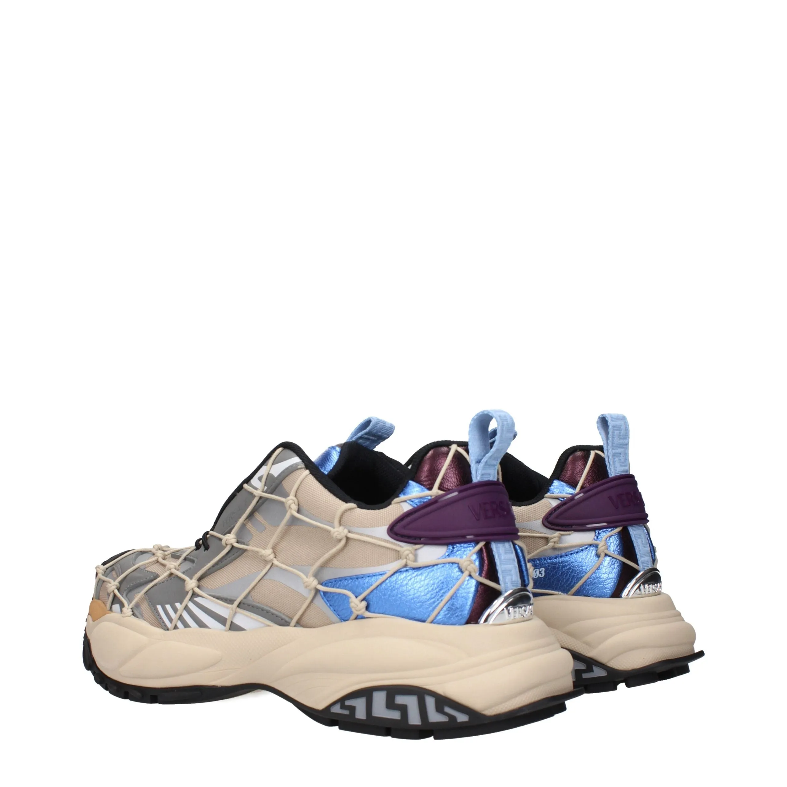 Versace Beige Fabric Sneakers sold by Siebentaschen product image thumbnail 4