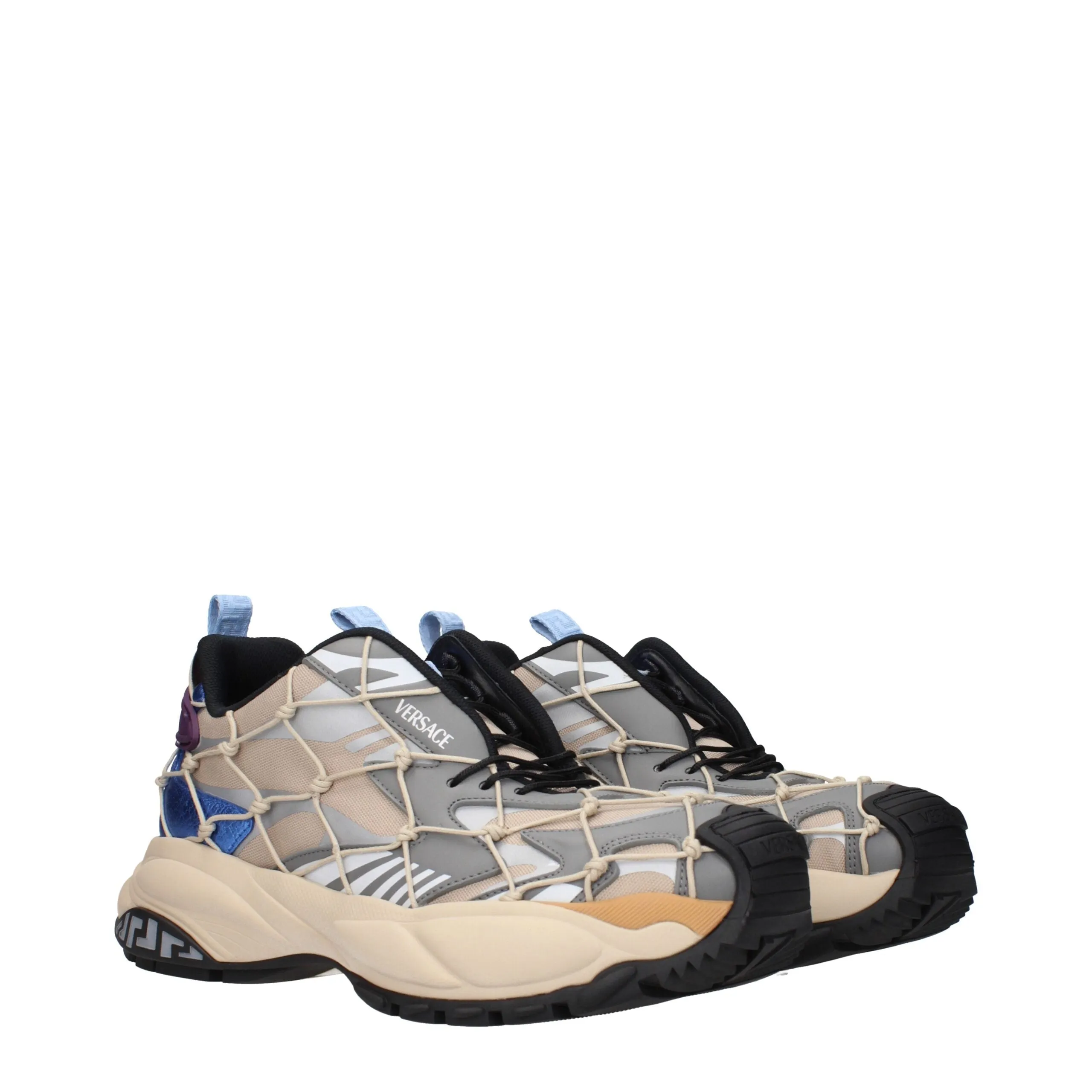 Versace Beige Fabric Sneakers sold by Siebentaschen product image thumbnail 2