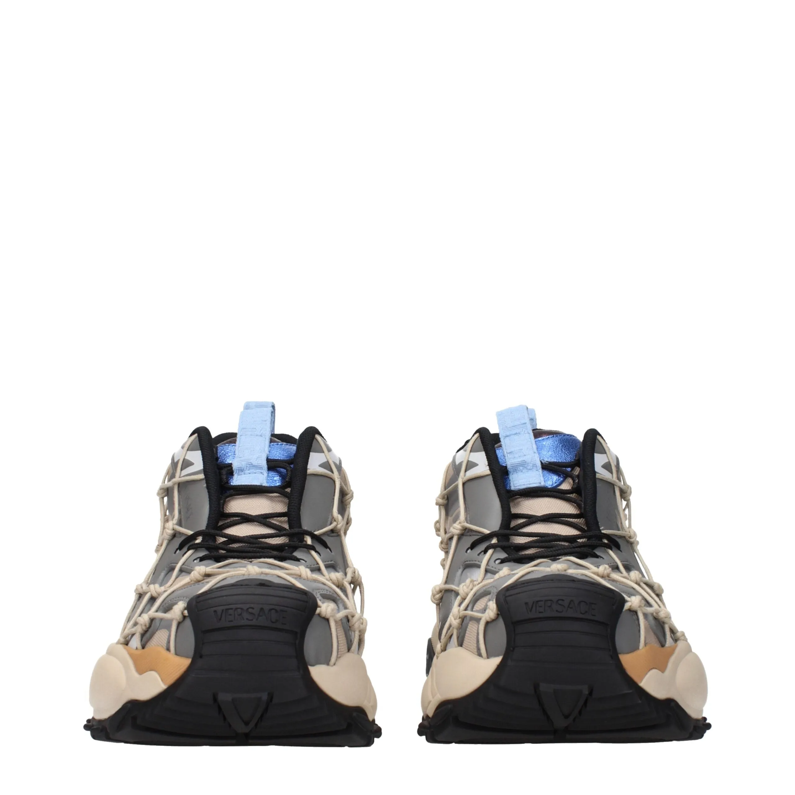 Versace Beige Fabric Sneakers sold by Siebentaschen product image thumbnail 3