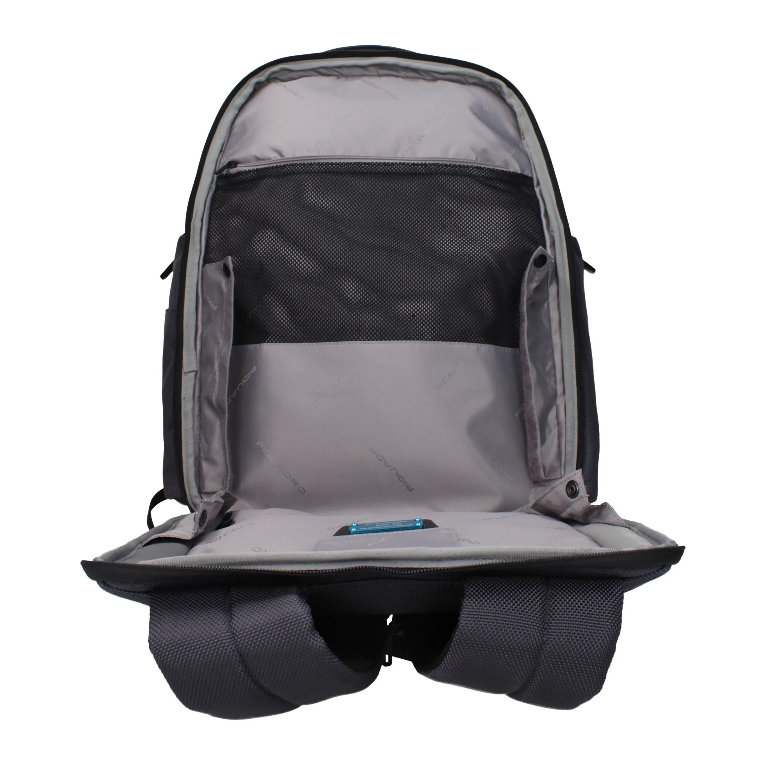 Piquadro Gray Nylon Backpack sold by Siebentaschen product image thumbnail 4