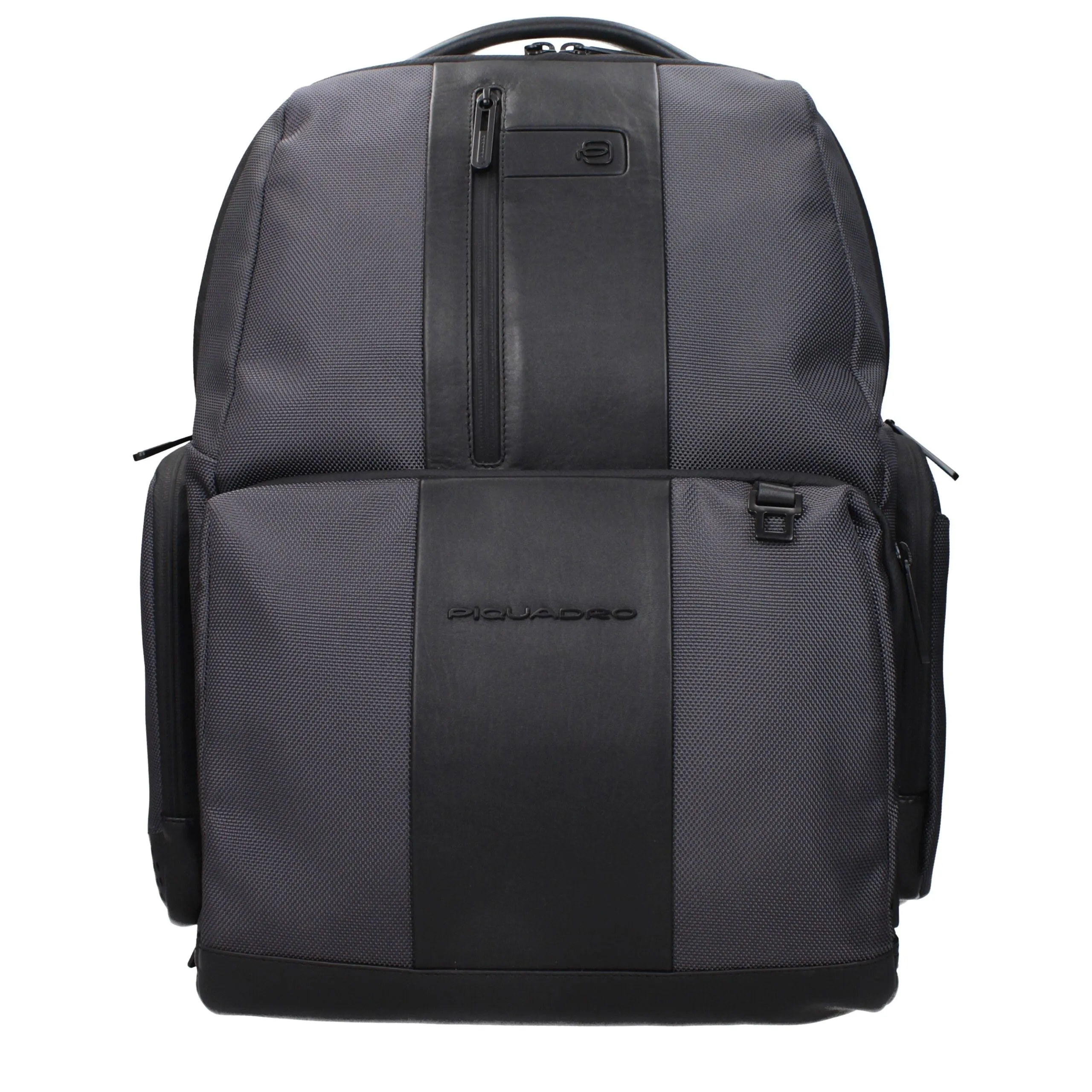 Piquadro Gray Nylon Backpack sold by Siebentaschen